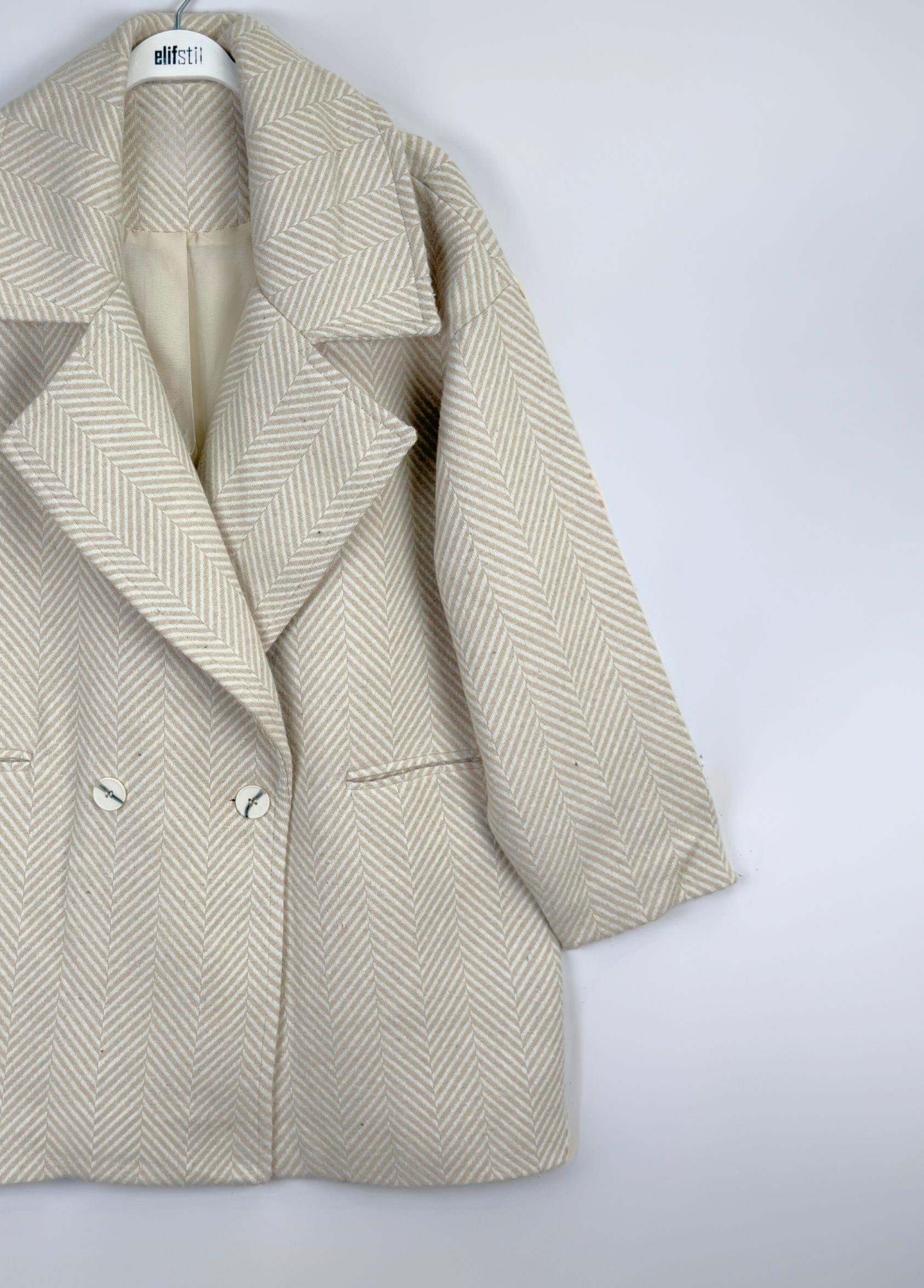 Balıksırtı Kaban Bej