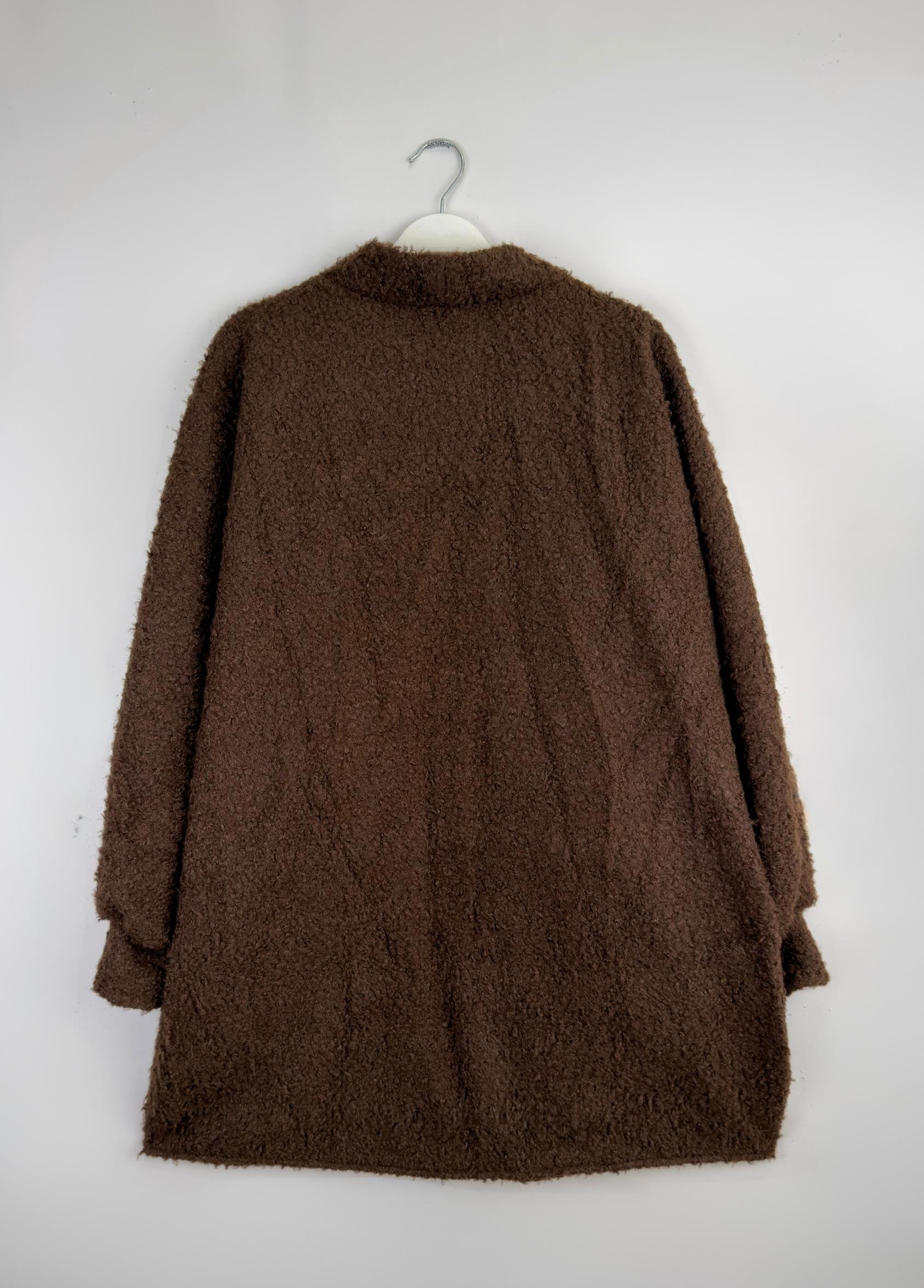 Balon Kol Buklet Ceket Kahve 