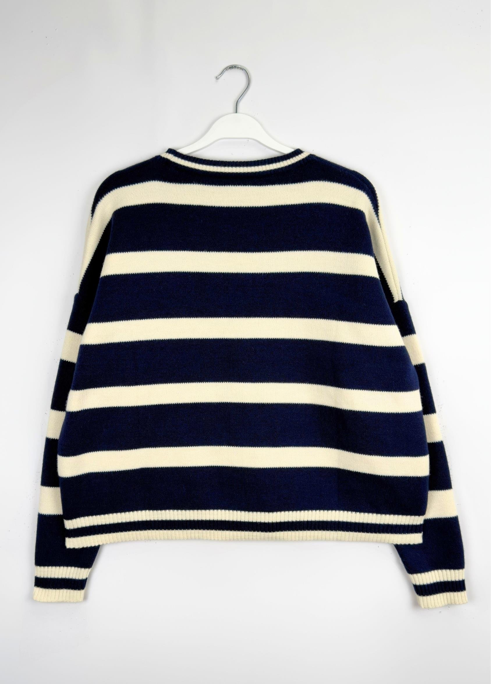 Basıc Triko Kazak Lacivert 