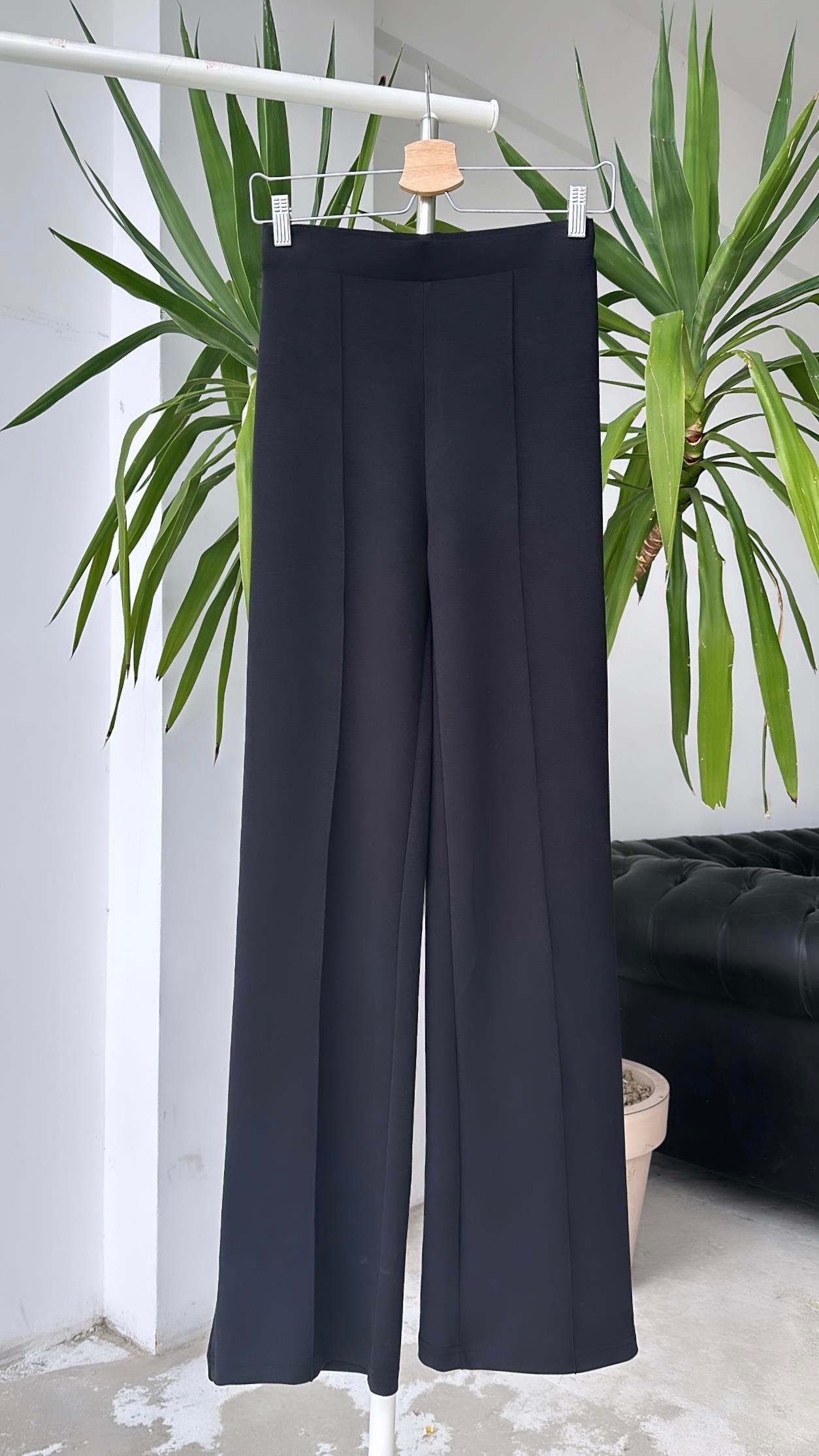 Bol Paça Pantolon Siyah