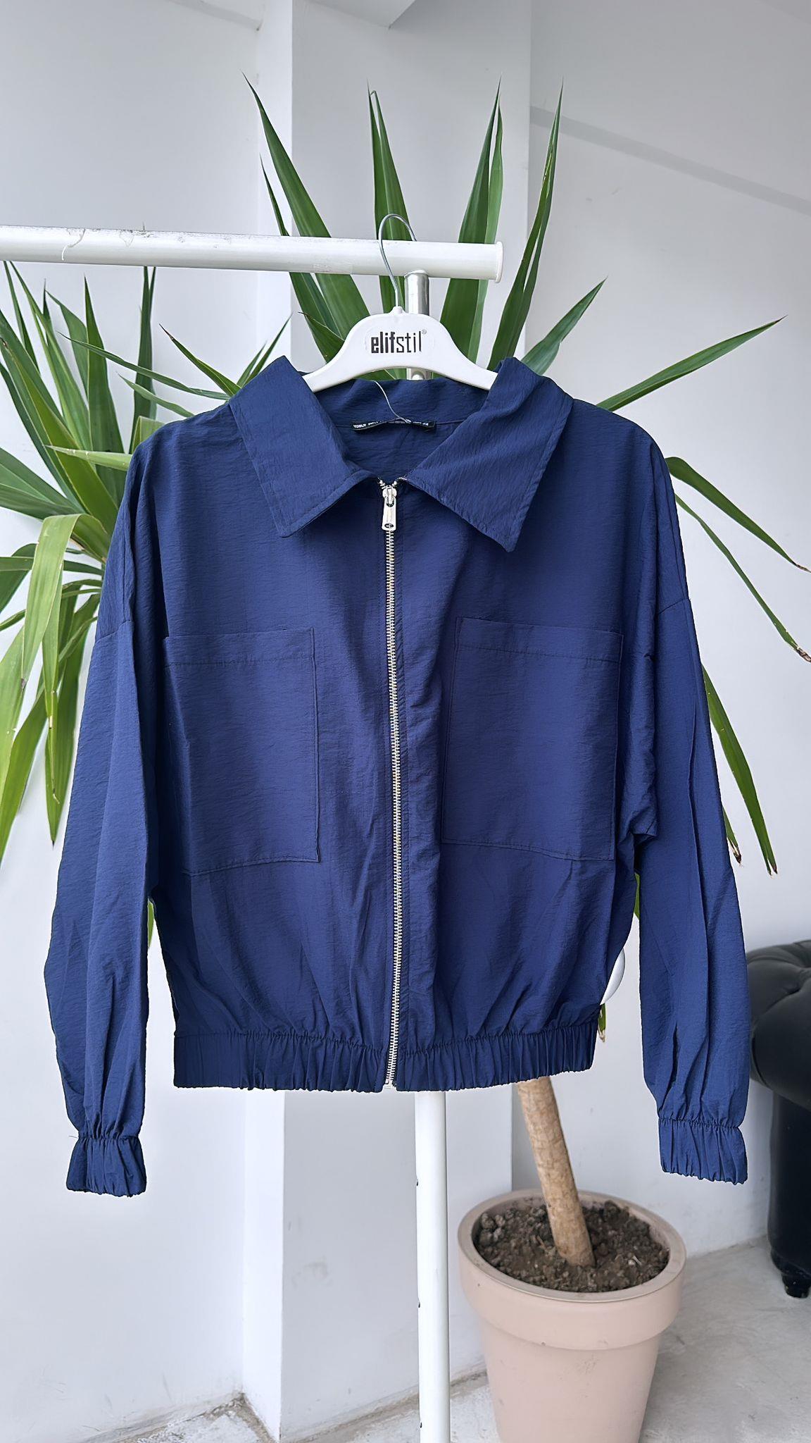 Bomber Ceket Lacivert