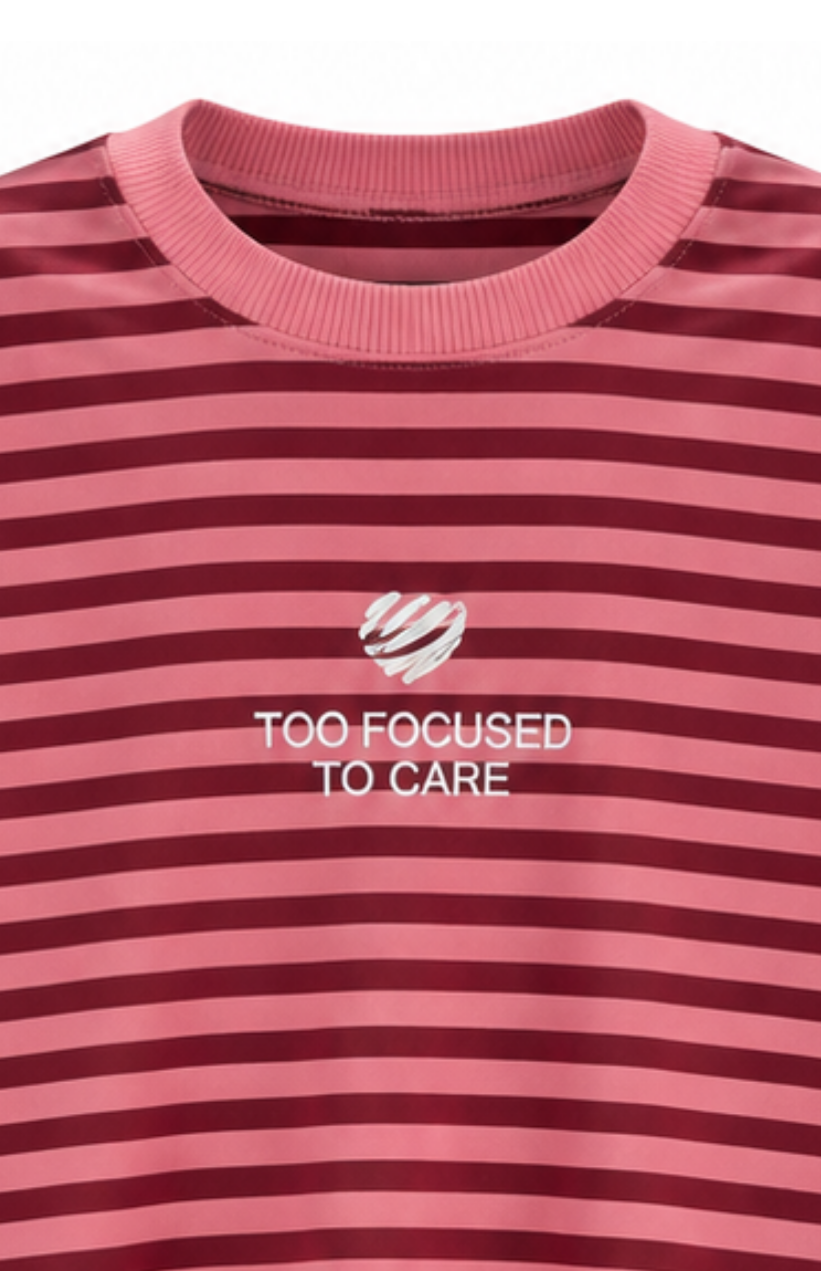 Çizgili Focs Sweat Pembe