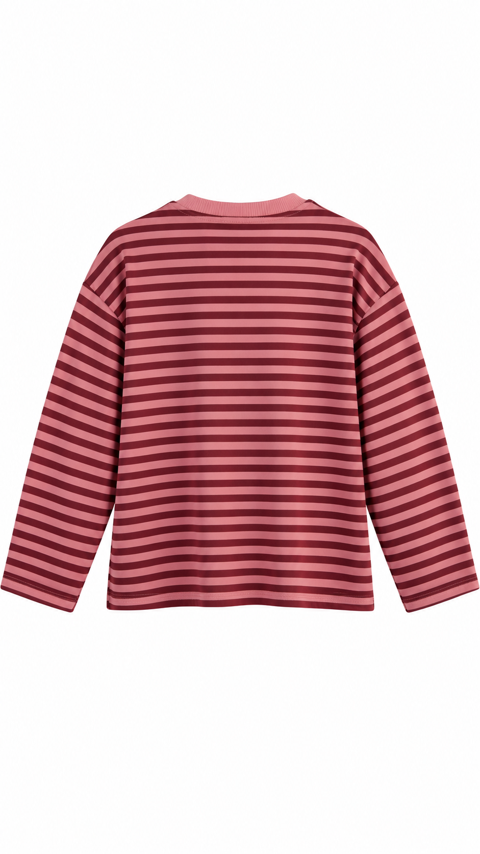 Çizgili Focs Sweat Pembe