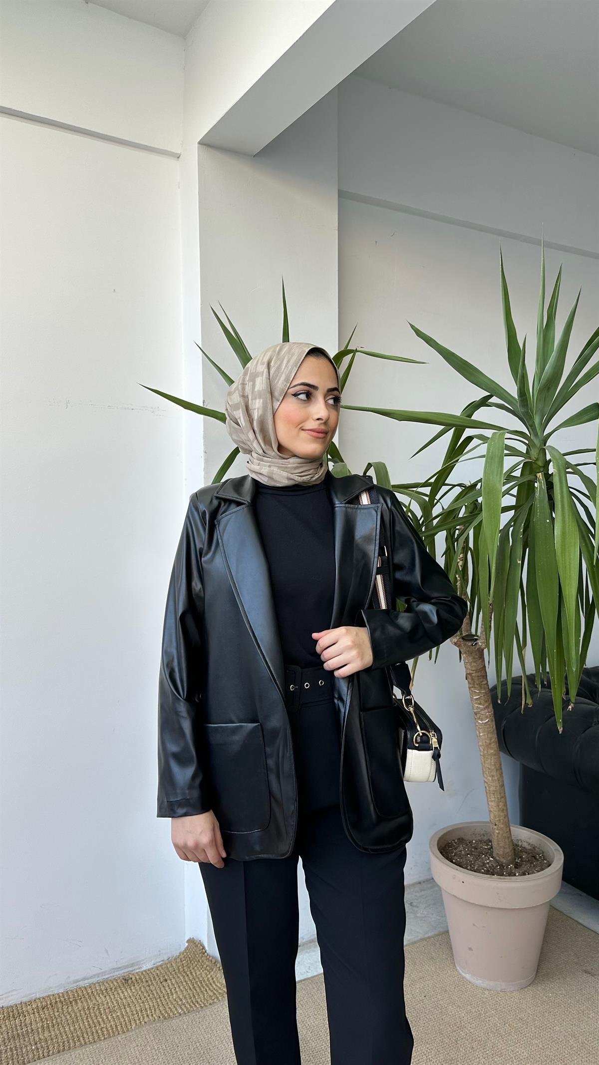 Deri Blazer Ceket