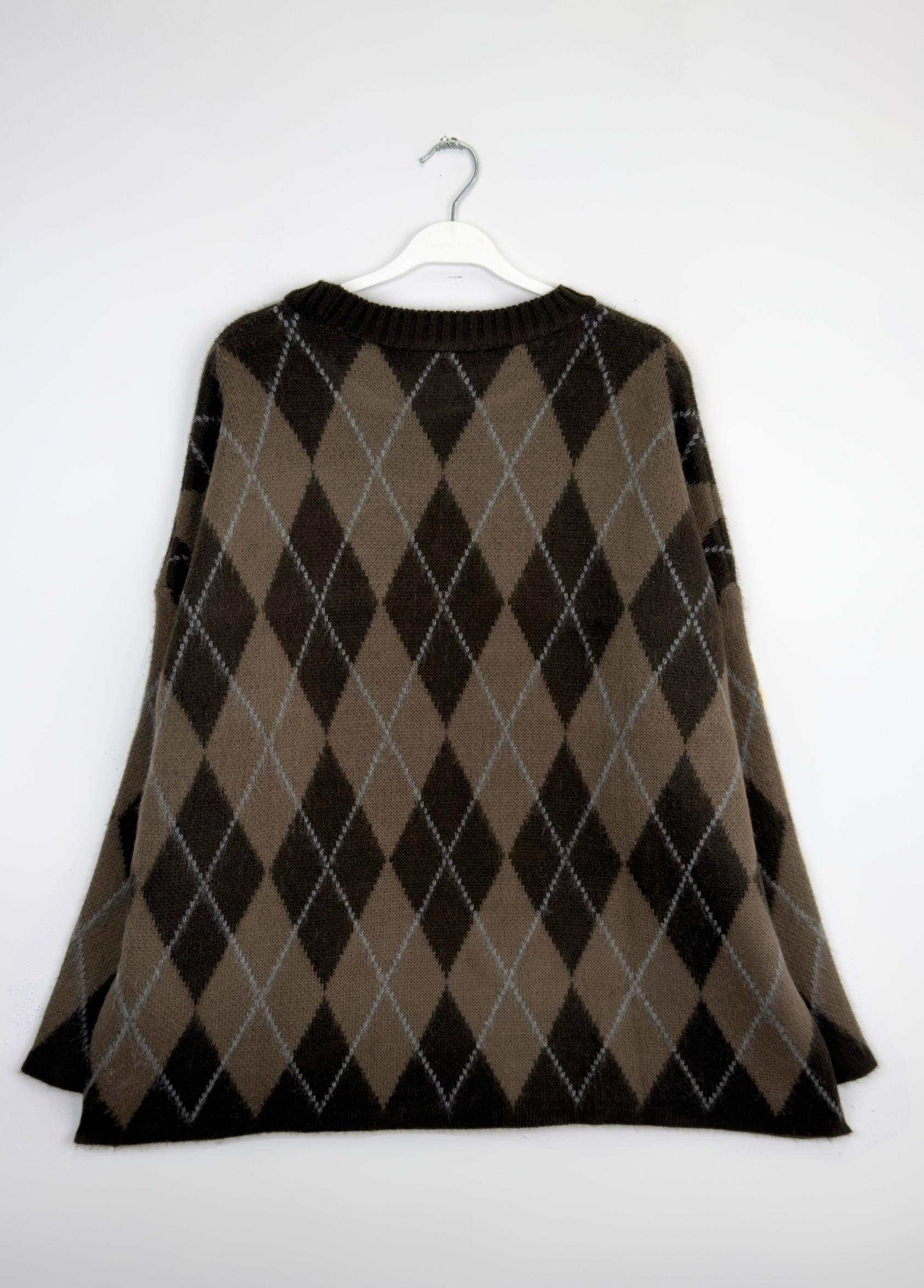 Ferona Baklava Desen Kazak Kahve