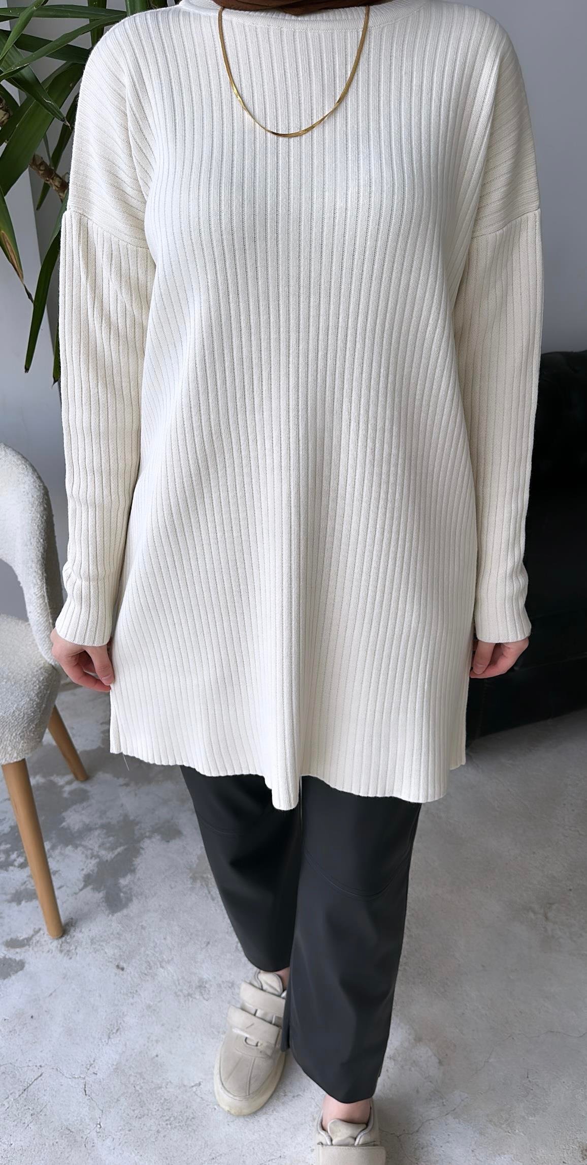 Fitilli Tunik Bej