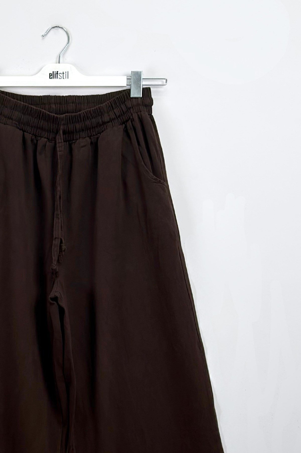 Gabardin Pantolon Kahve 