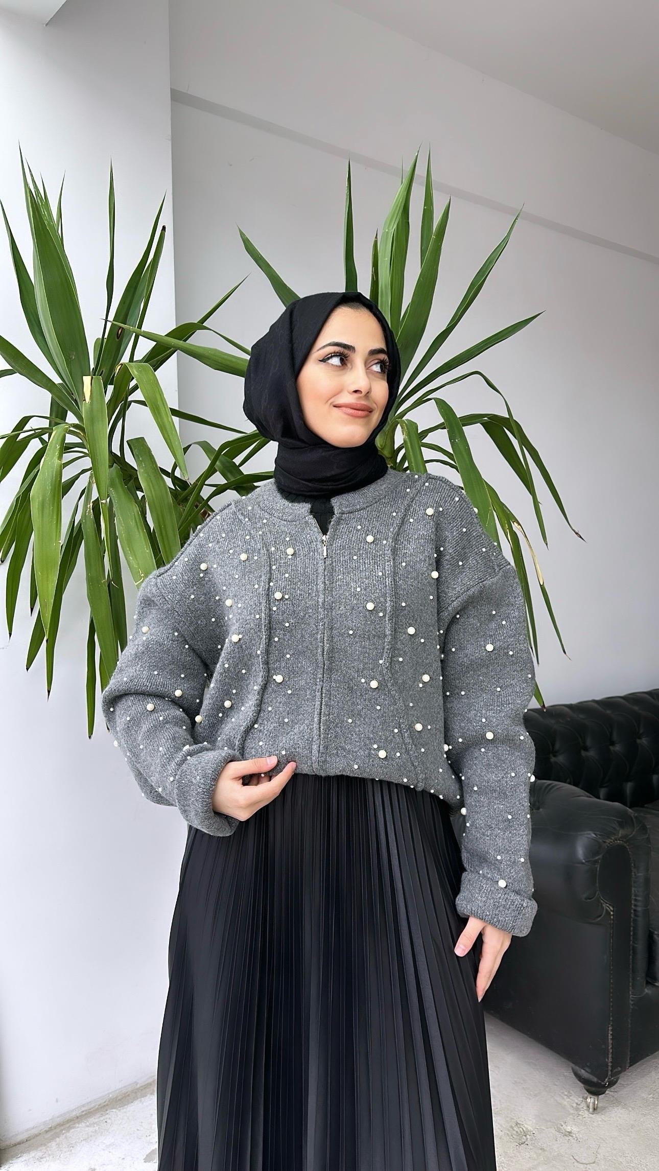 İncili Hırka Füme