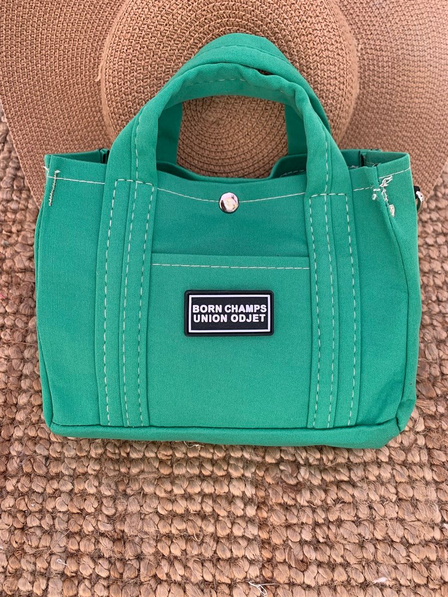 Kanvas Bez Çanta Benetton Yeşili