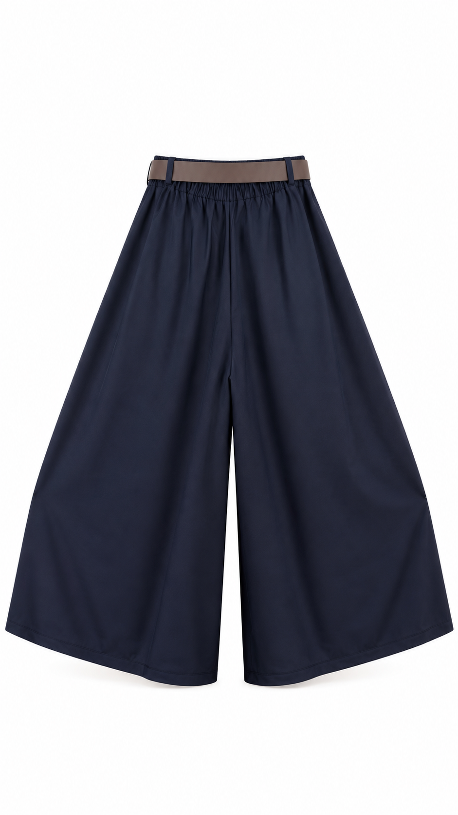 Kemerli Etek Pantolon Lacivert 