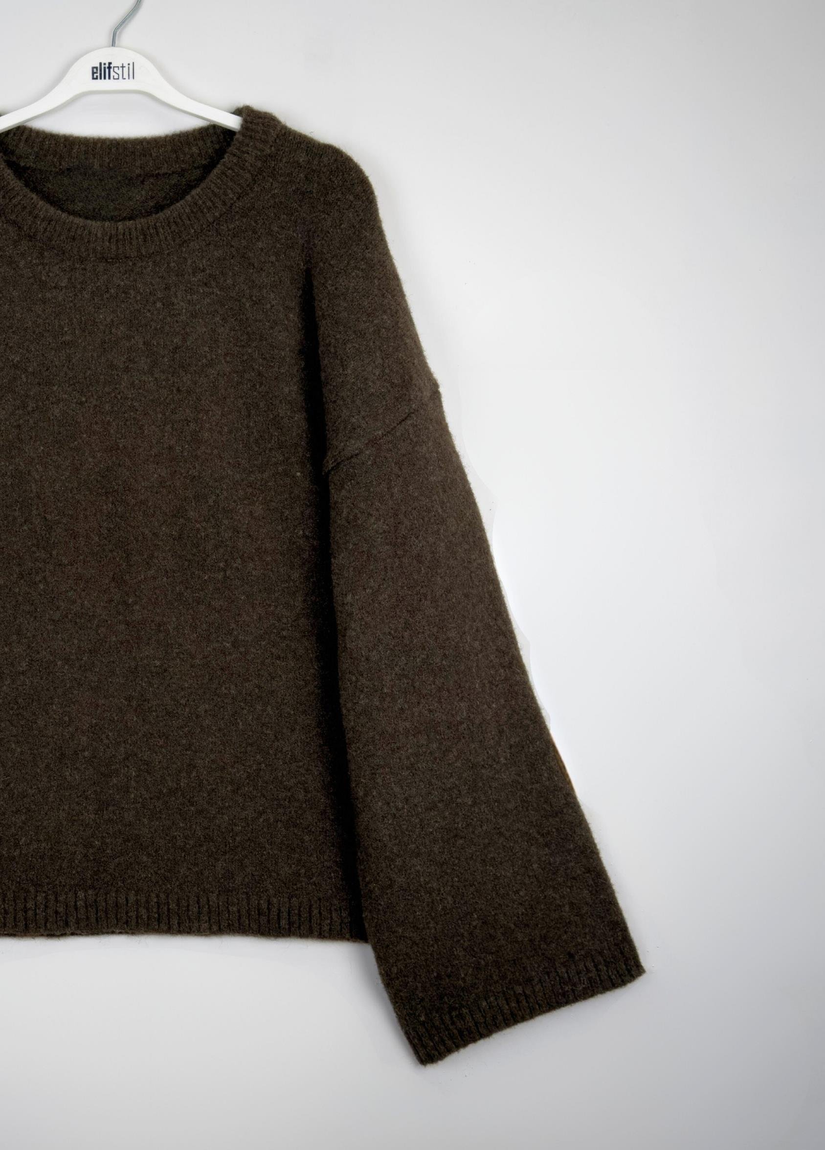 Koza Yün Kazak Kahve