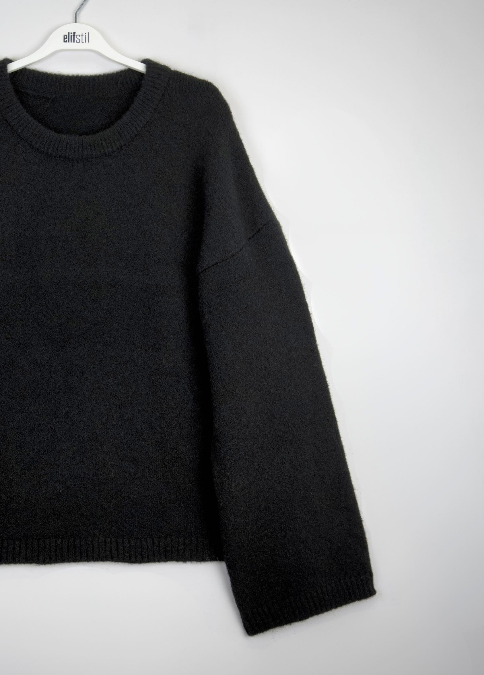 Koza Yün Kazak Siyah