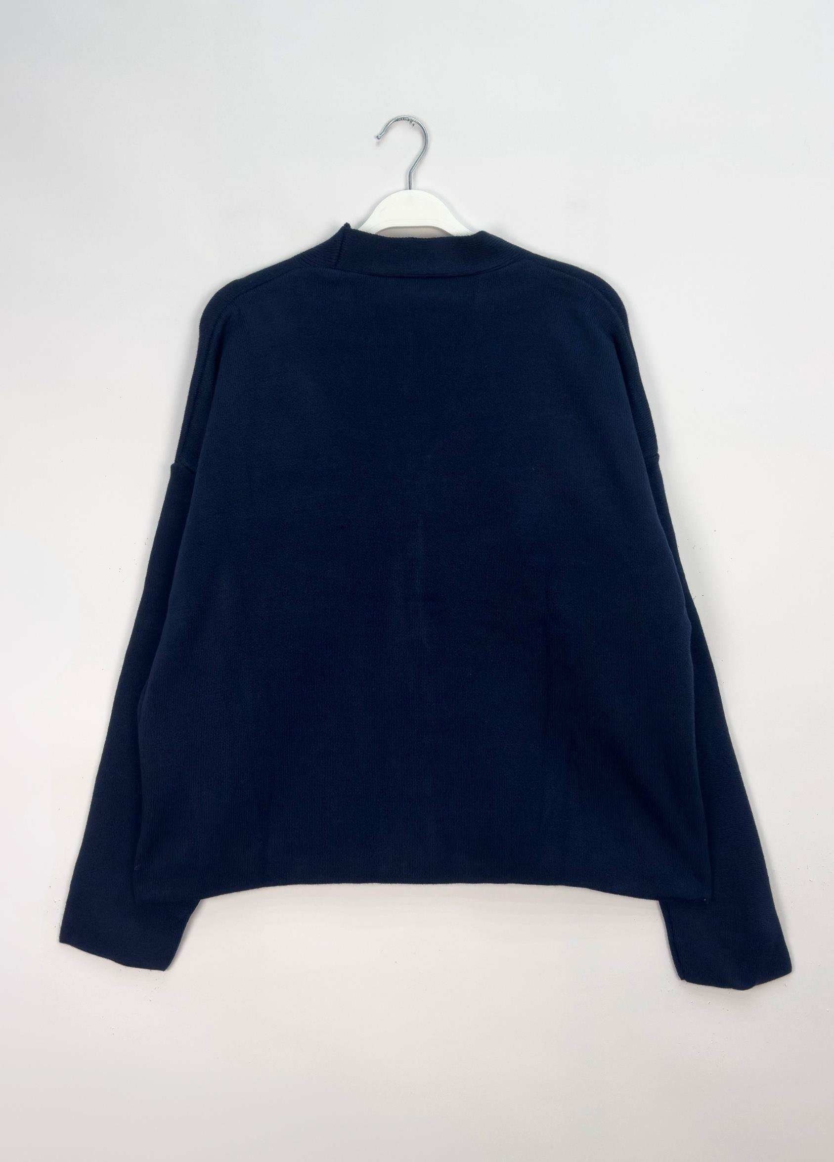 Liya Düğmeli Hırka Lacivert