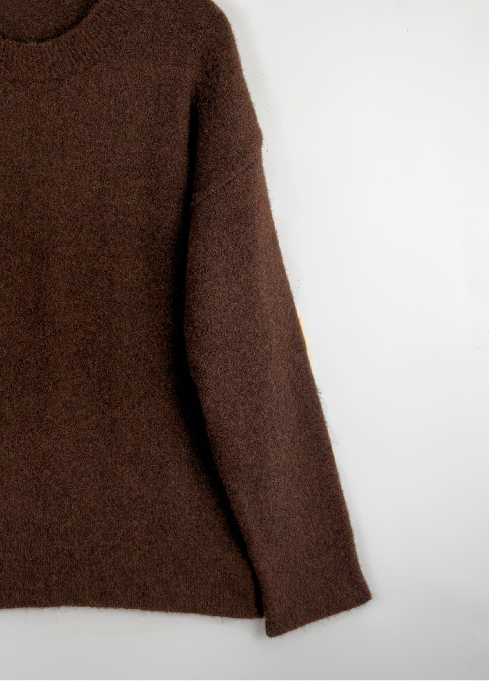 Mila Yumoş Kazak Kahve 