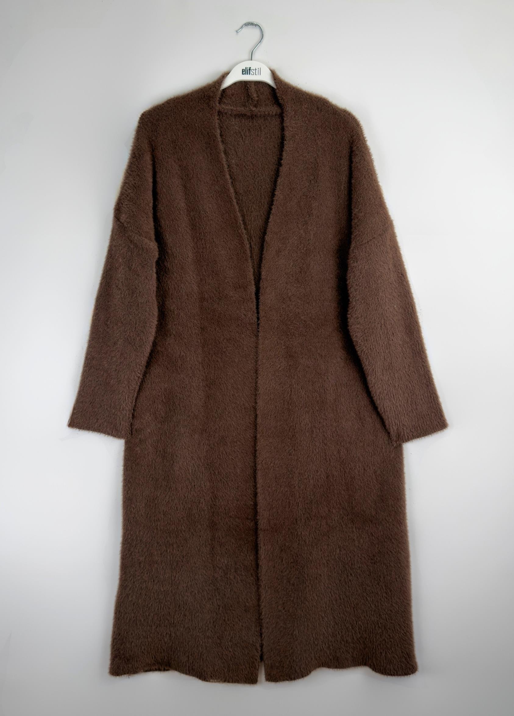 Mira Yumoş Hırka Kahve 