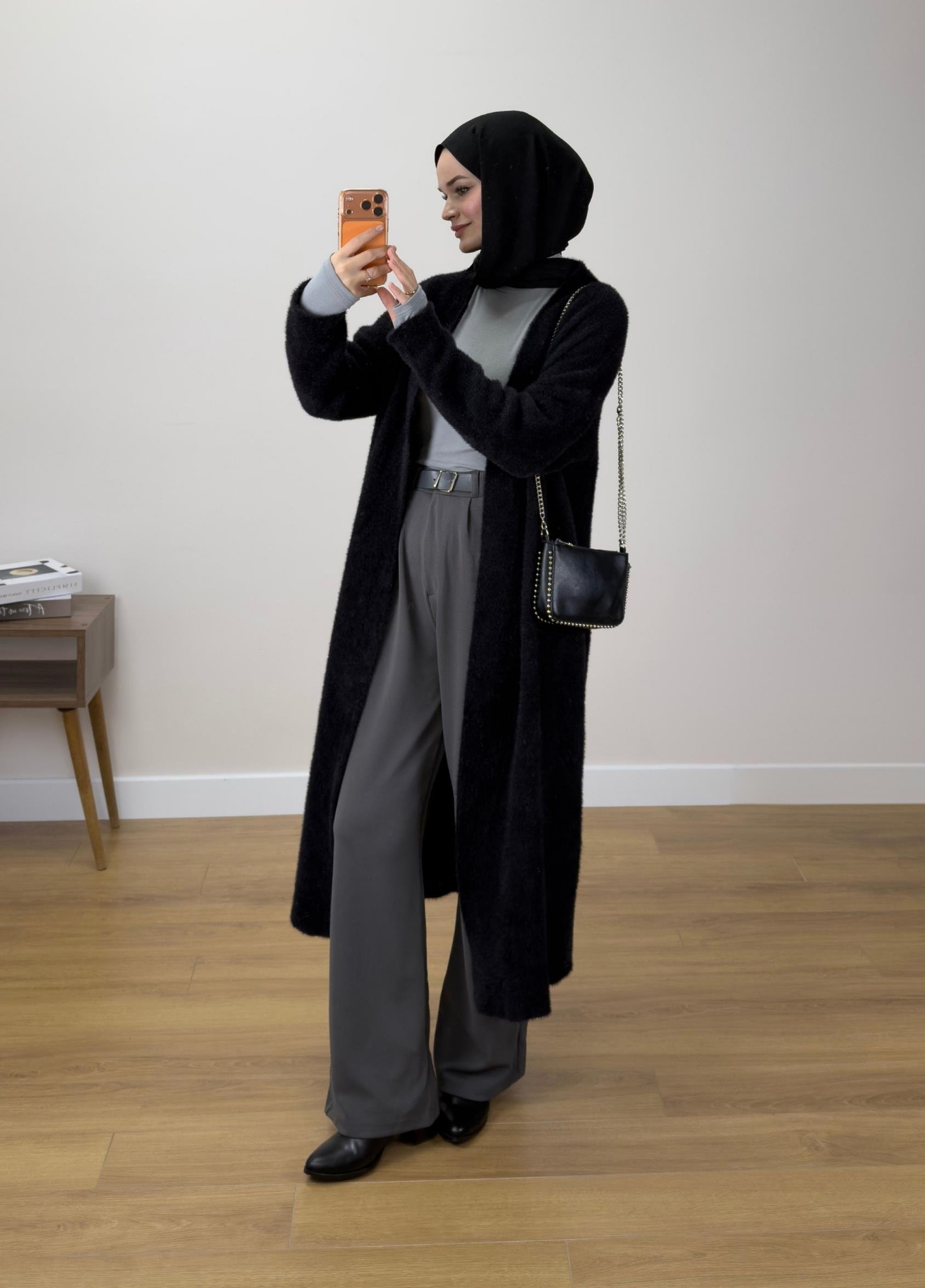 Mira Yumoş Hırka Siyah 