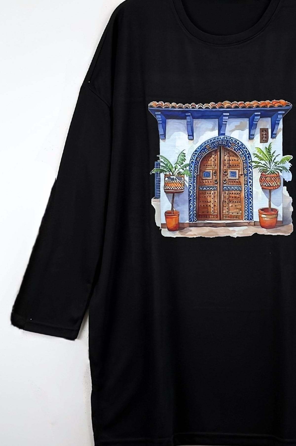 Morocco Sweatshirt Siyah