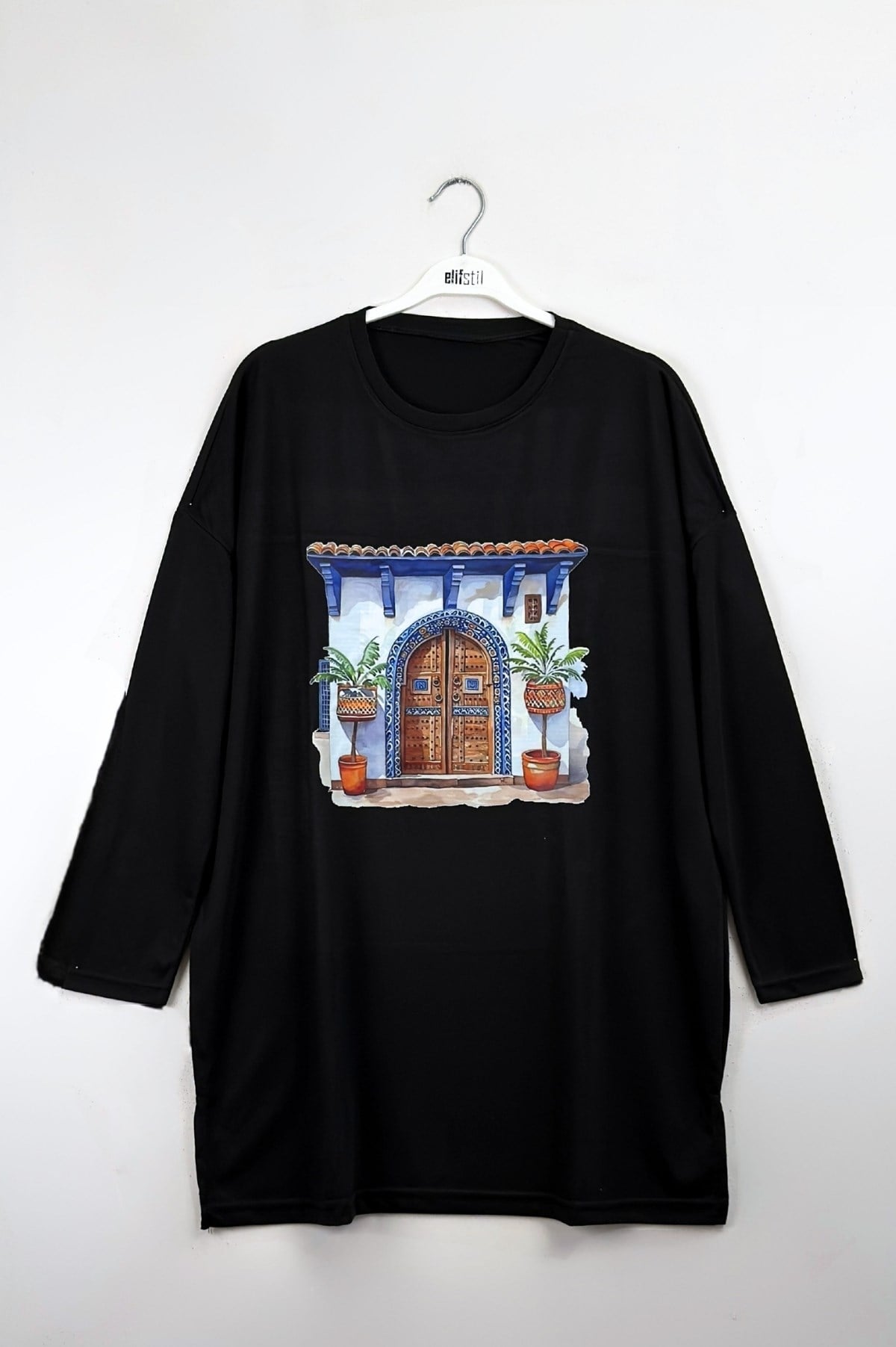 Morocco Sweatshirt Siyah