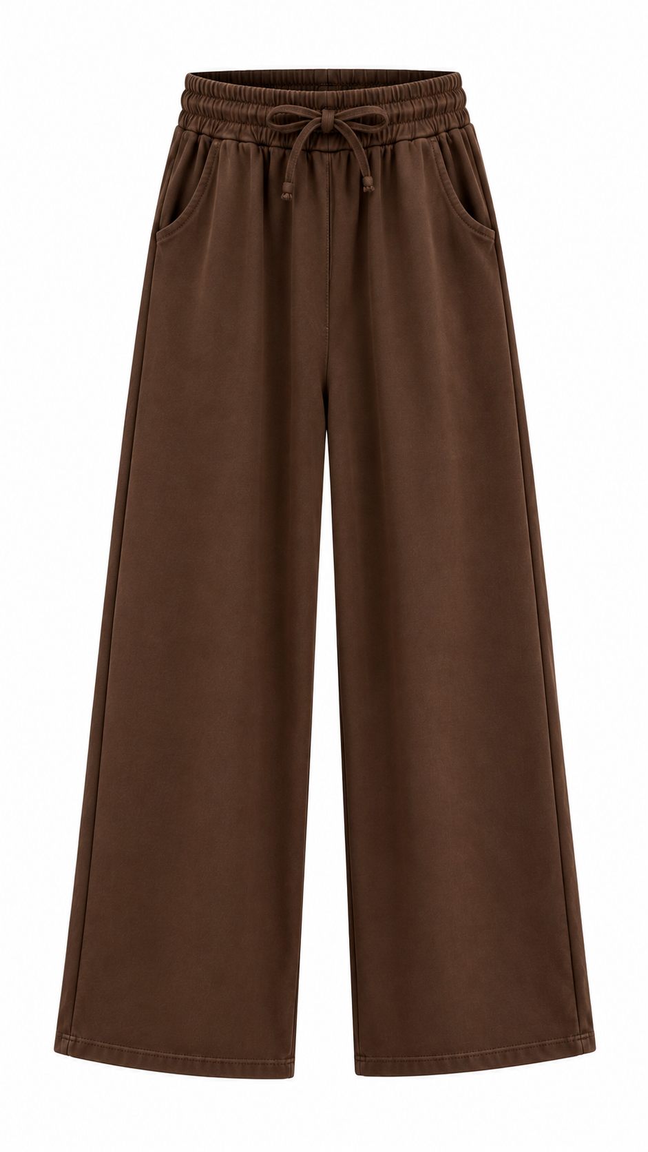 Narda Gabardin Bol Pantolon Kahve  