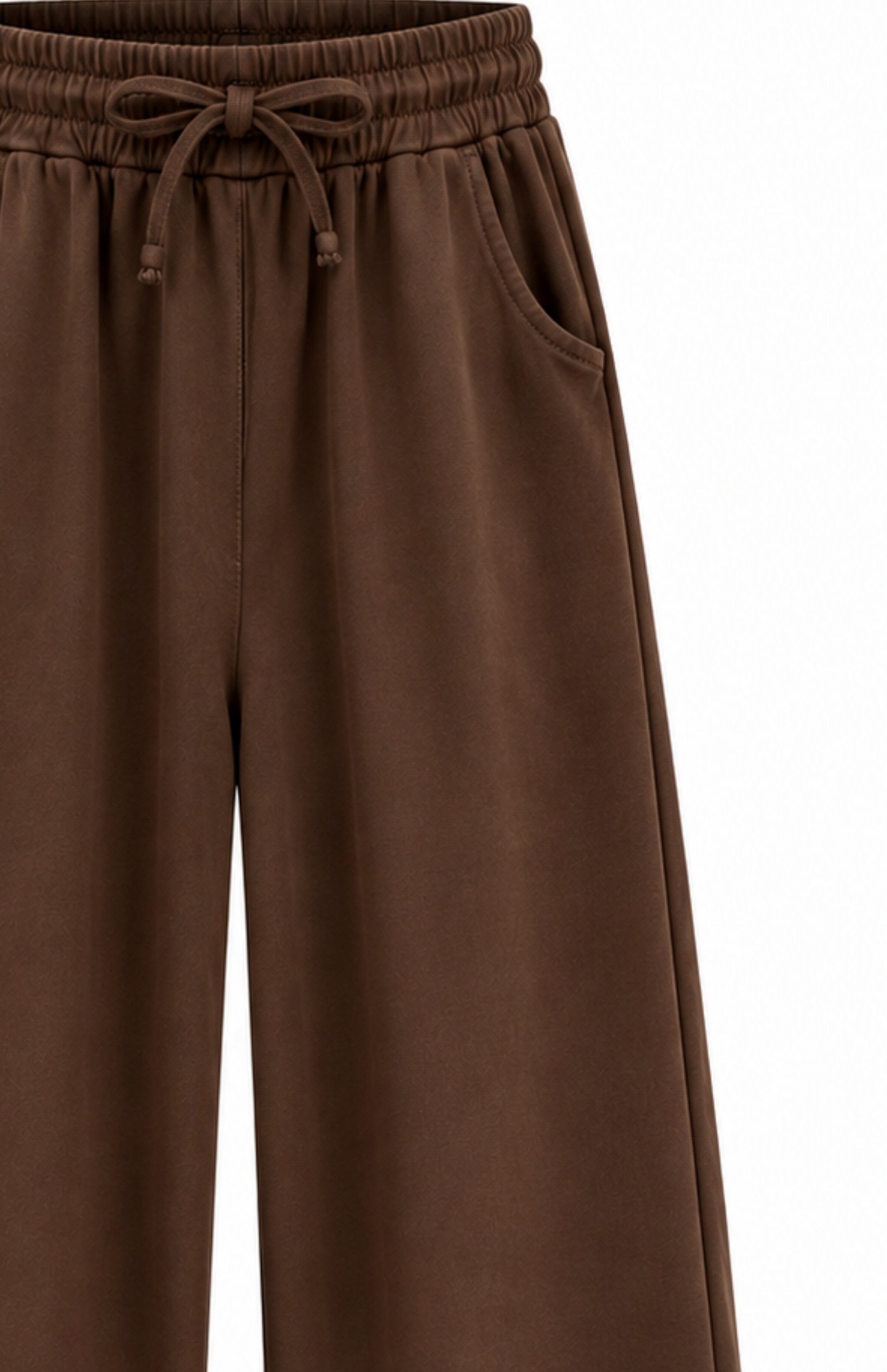 Narda Gabardin Bol Pantolon Kahve  