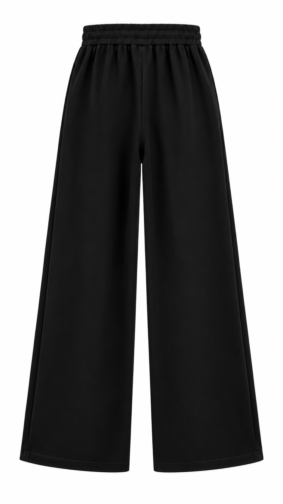 Narda Gabardin Bol Pantolon Siyah 