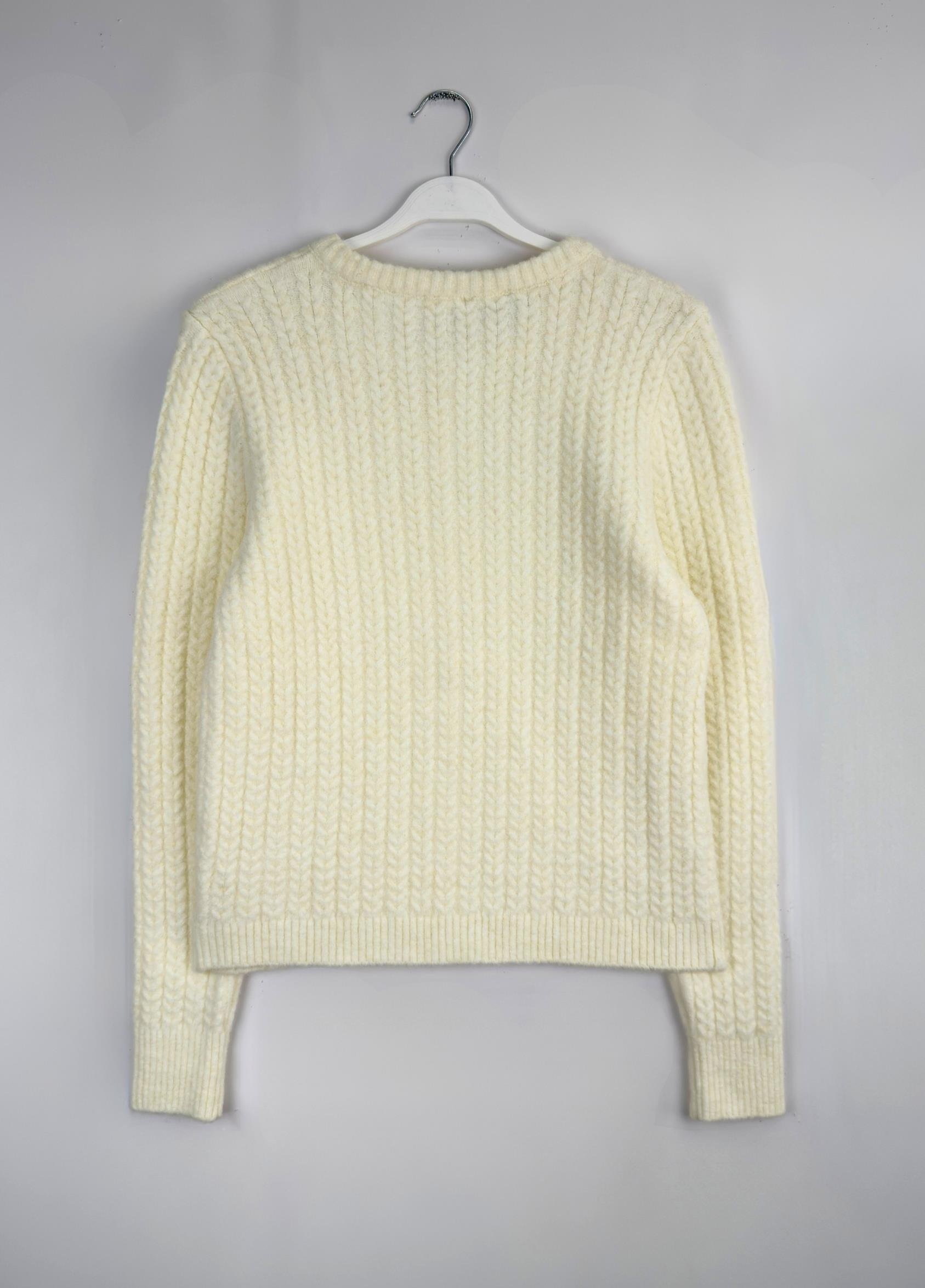 Nova Örgü Hırka Ekru 