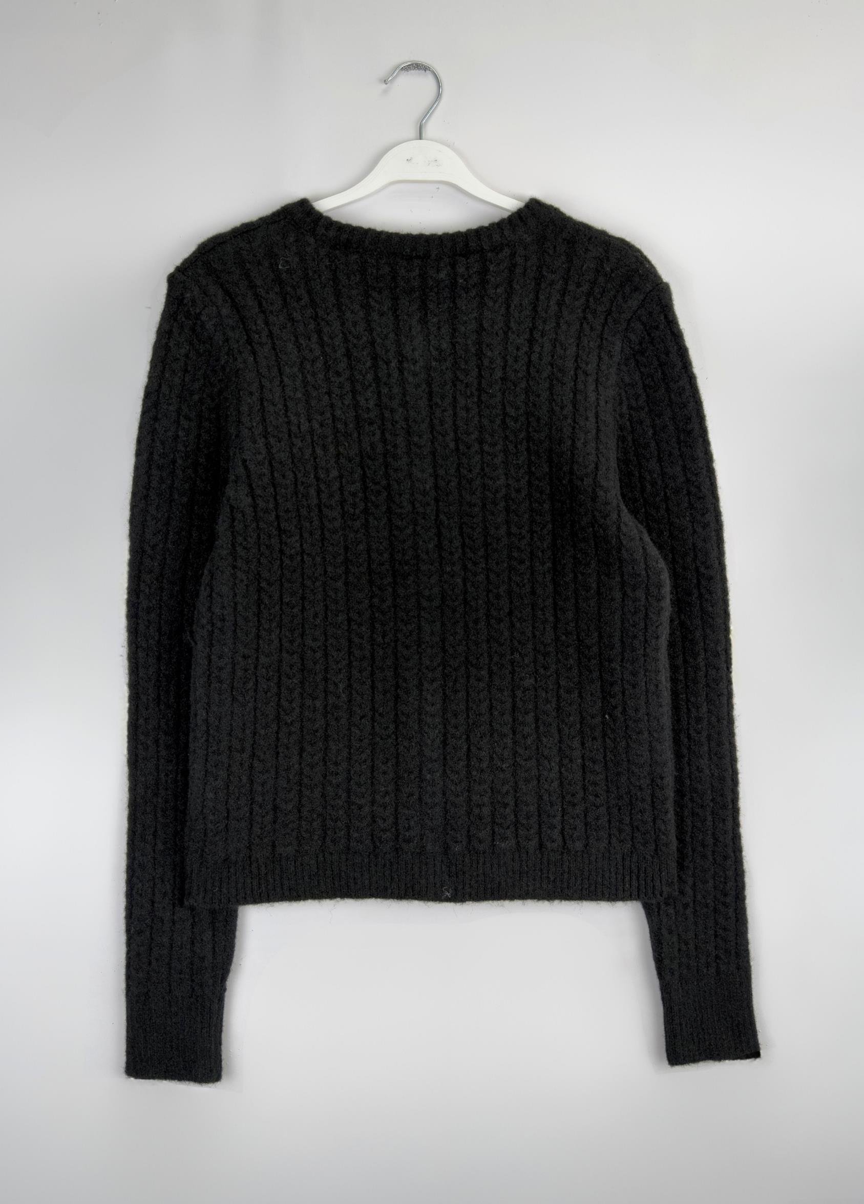 Nova Örgü Hırka Siyah 