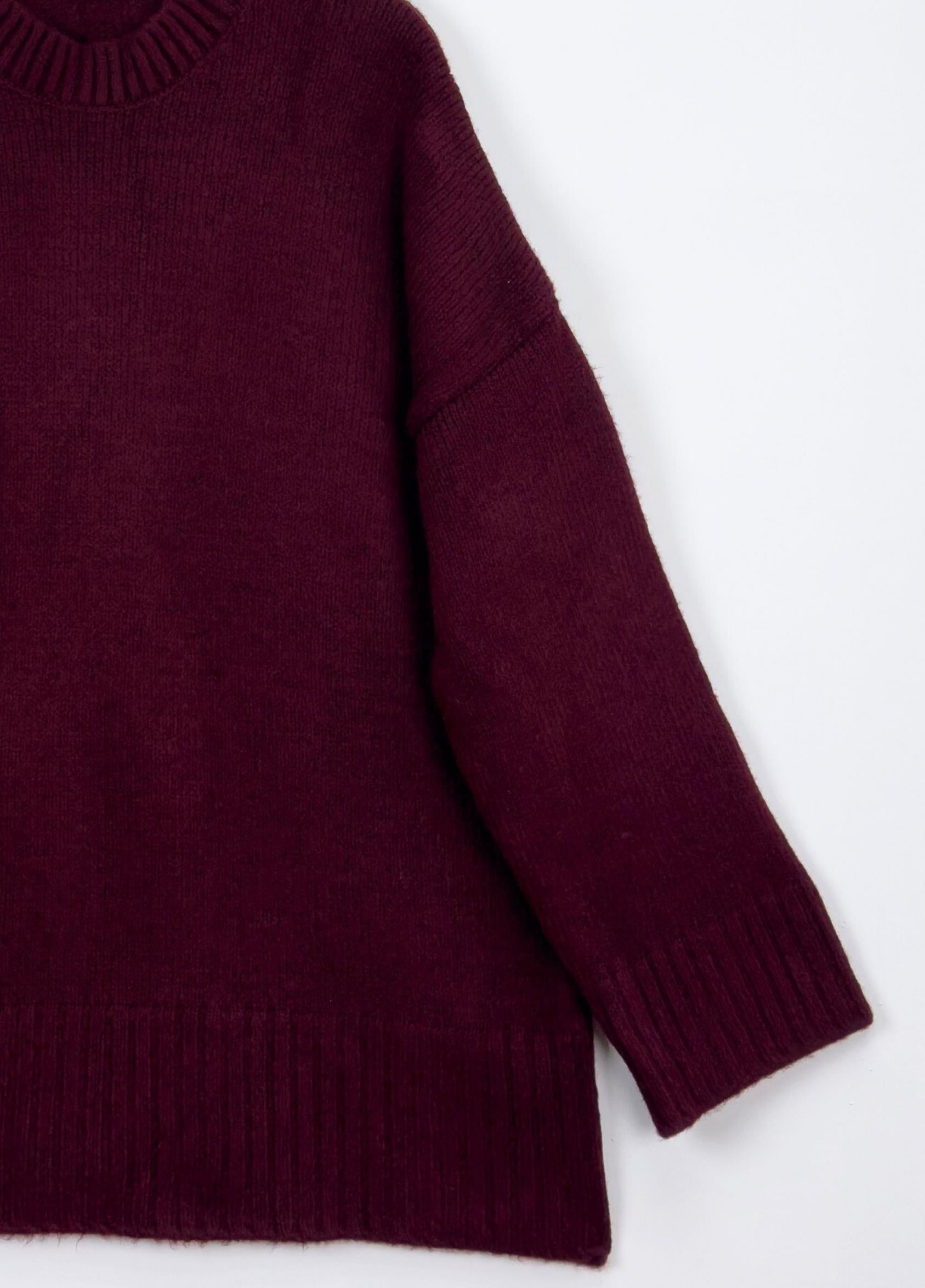 Oversize Kazak Bordo