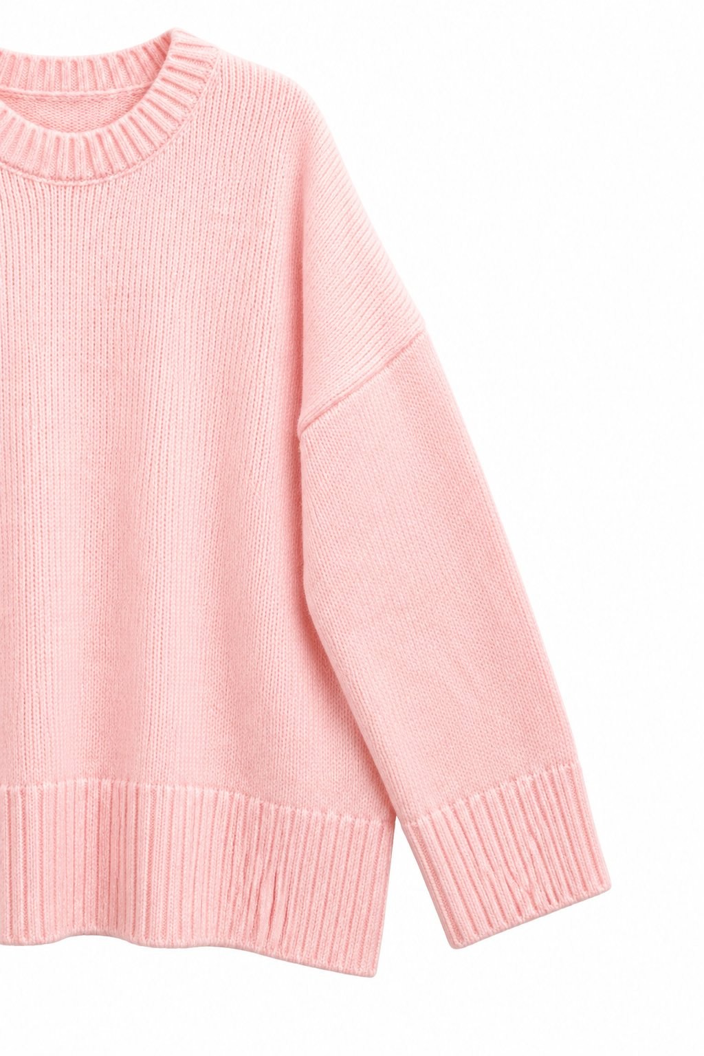 Oversize Kazak Toz Pembe