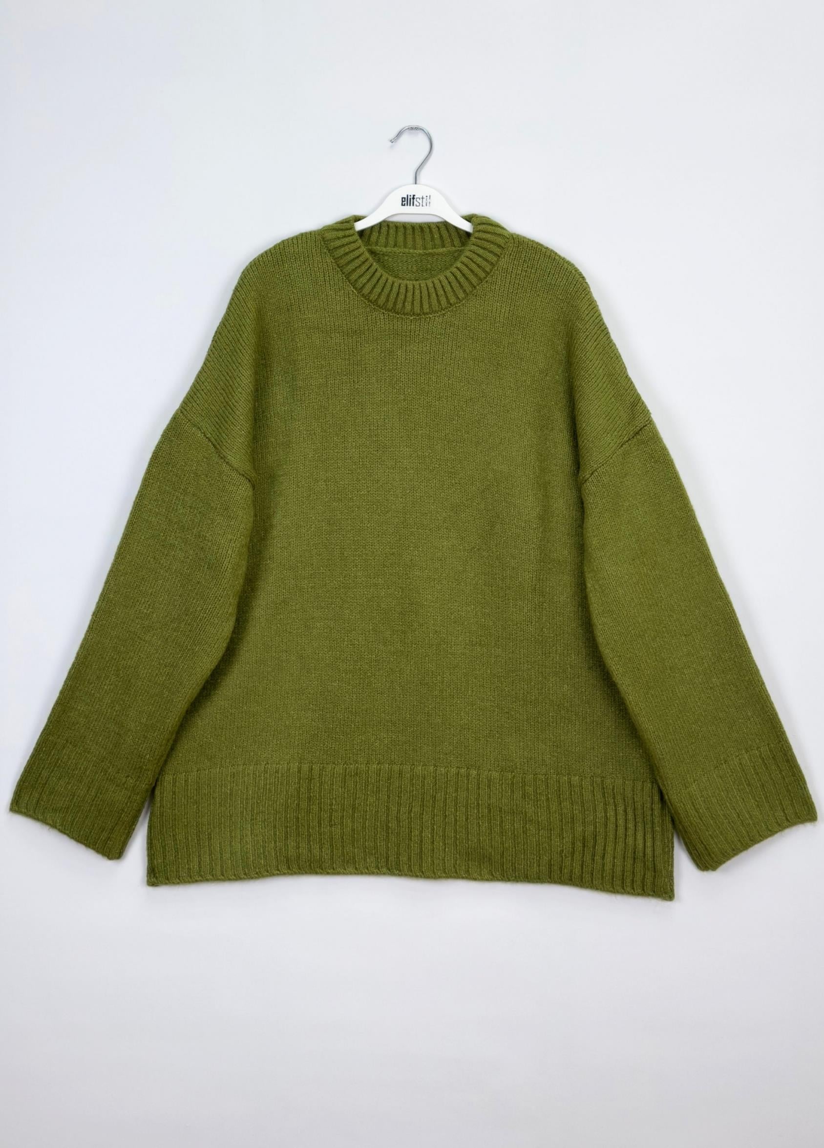 Oversize Kazak Yeşil  