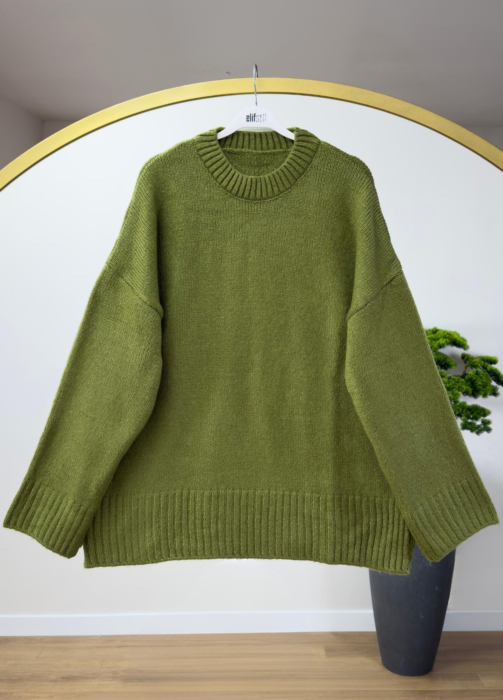 Oversize Kazak Yeşil  