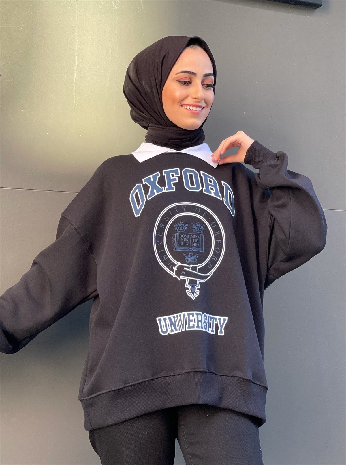 Oxford Sweat Siyah