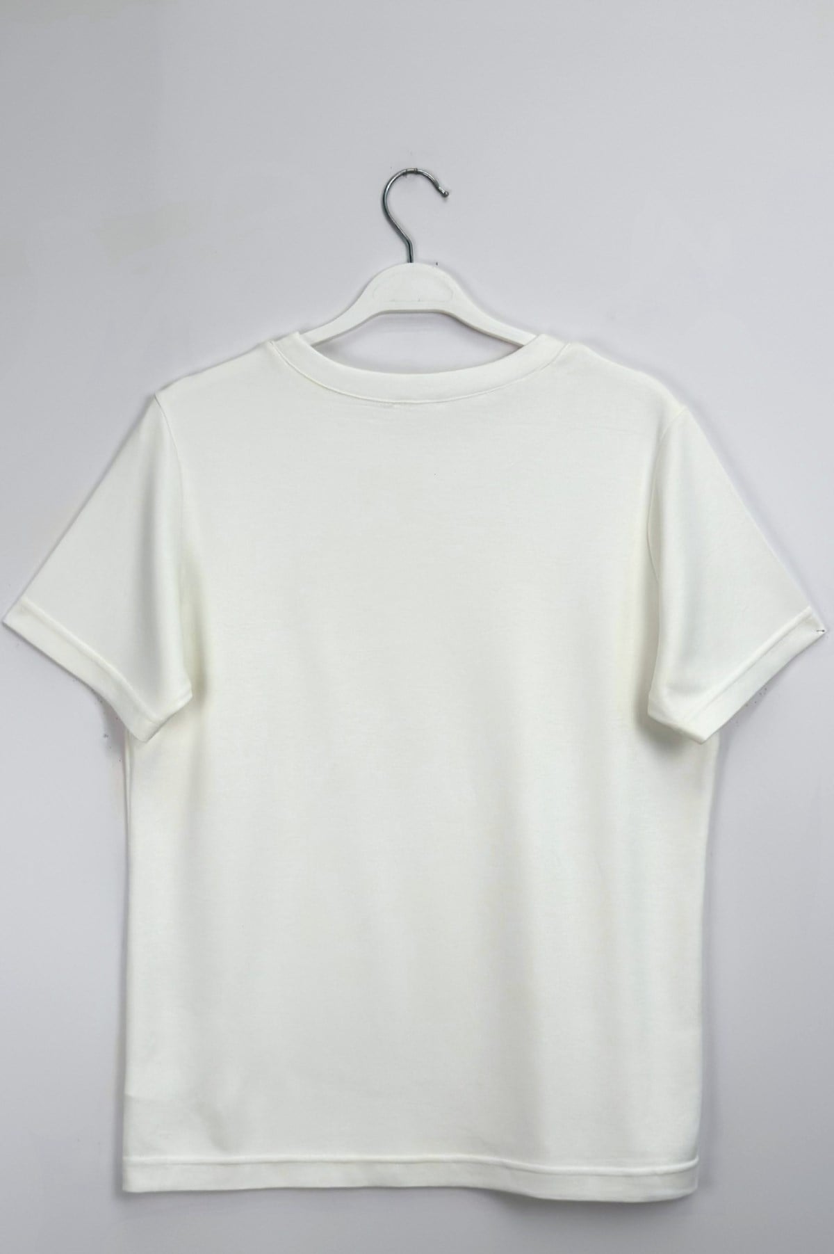 Oys Basıc Tshirt Ekru 