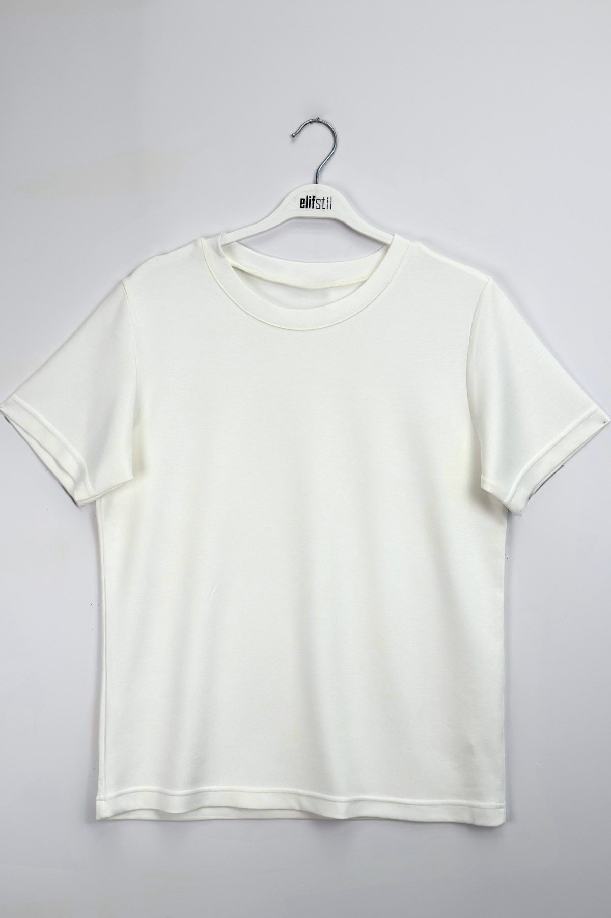 Oys Basıc Tshirt Ekru 