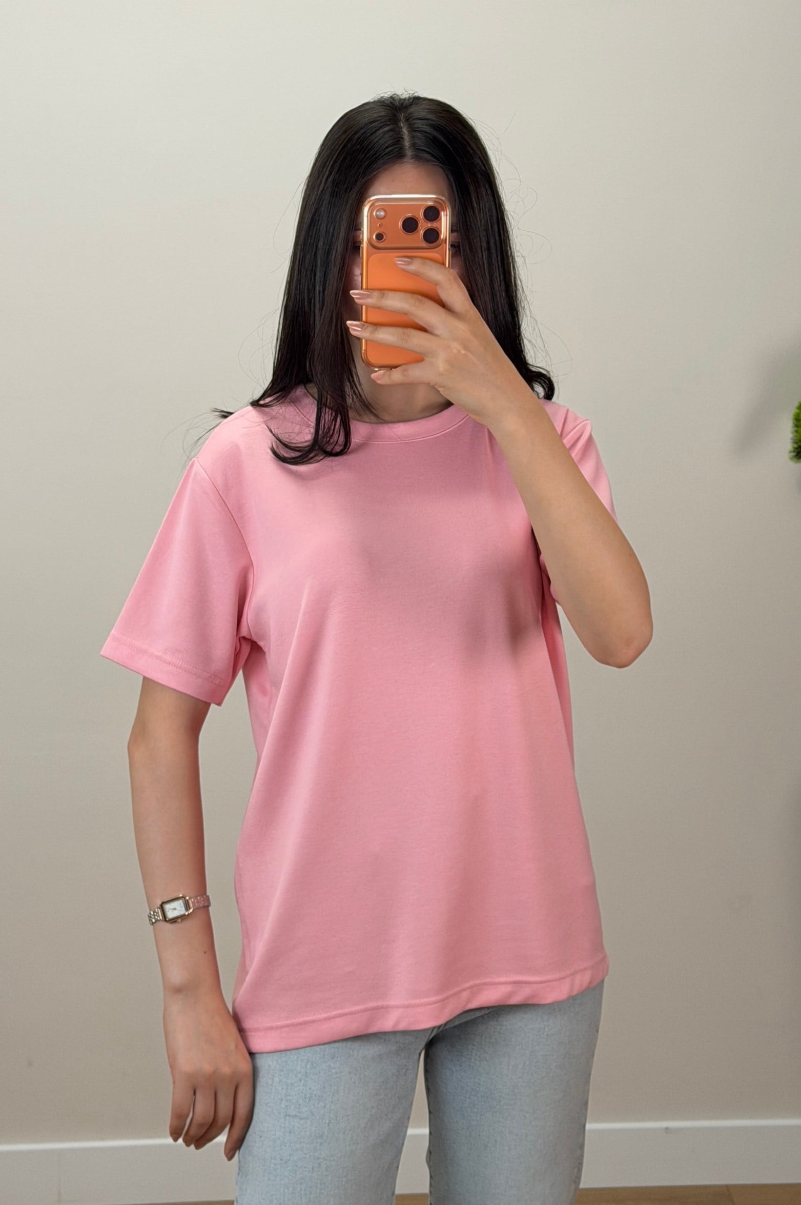 Oys Basıc Tshirt Pembe 