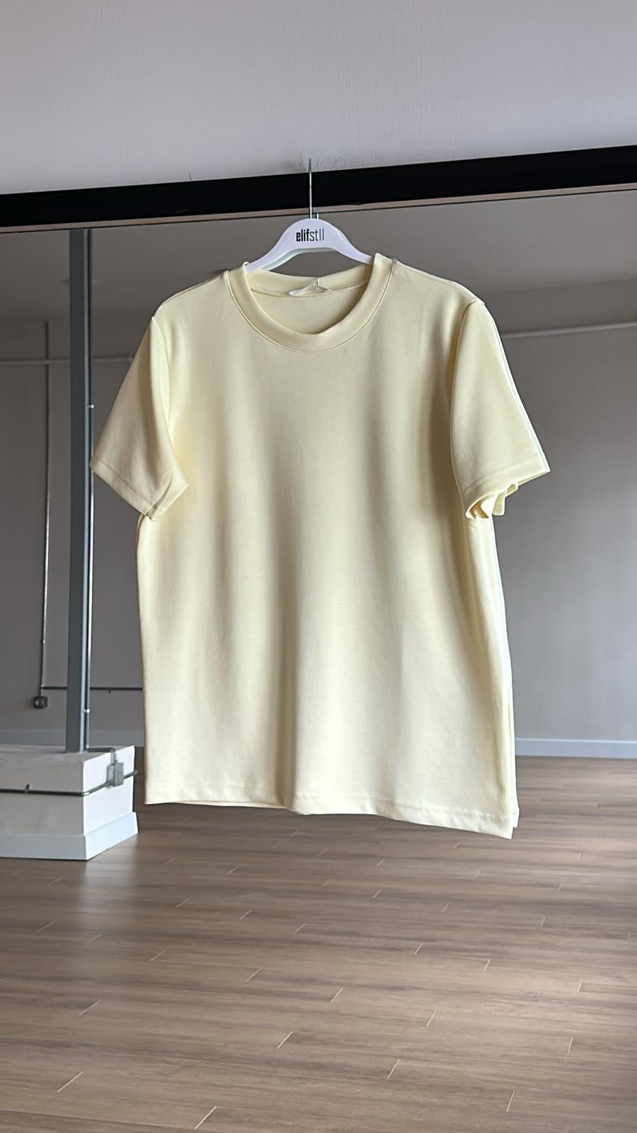 Oys Basıc Tshirt Sarı 