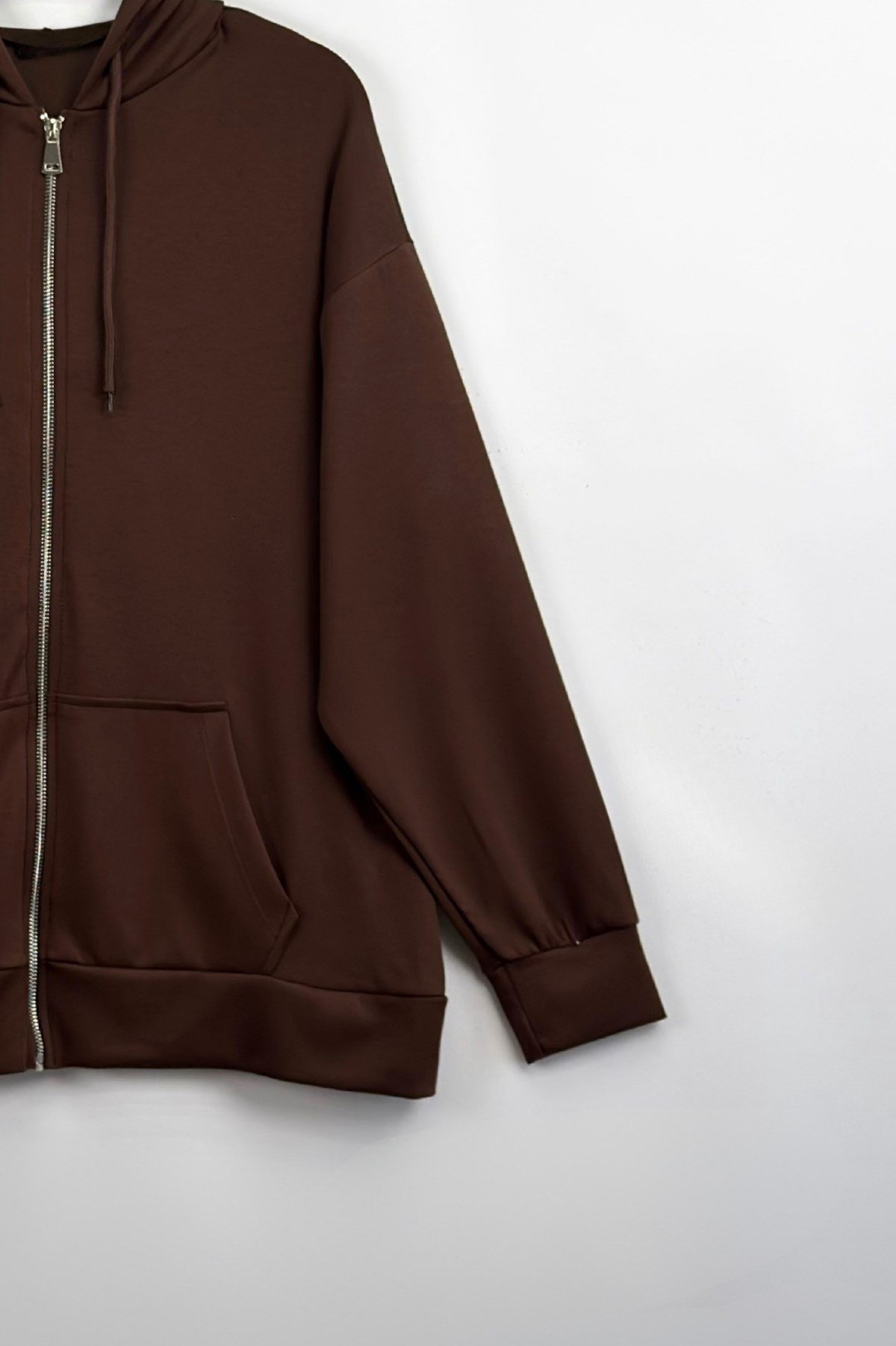 Oys Kapşonlu Sweatshirt Kahve 