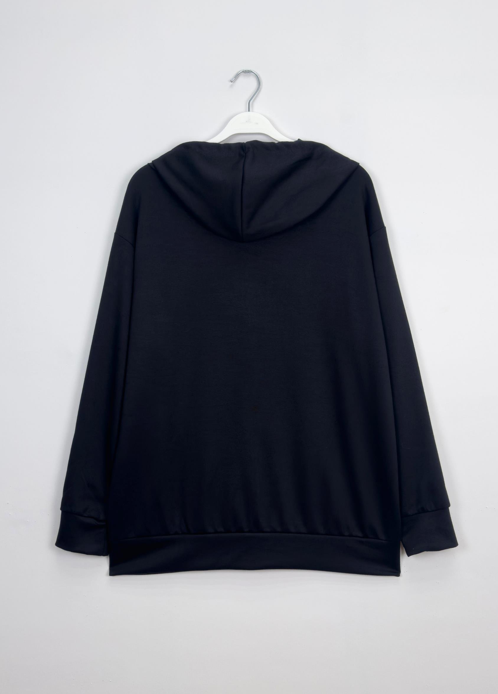 Oys Kapşonlu Sweatshirt Siyah 