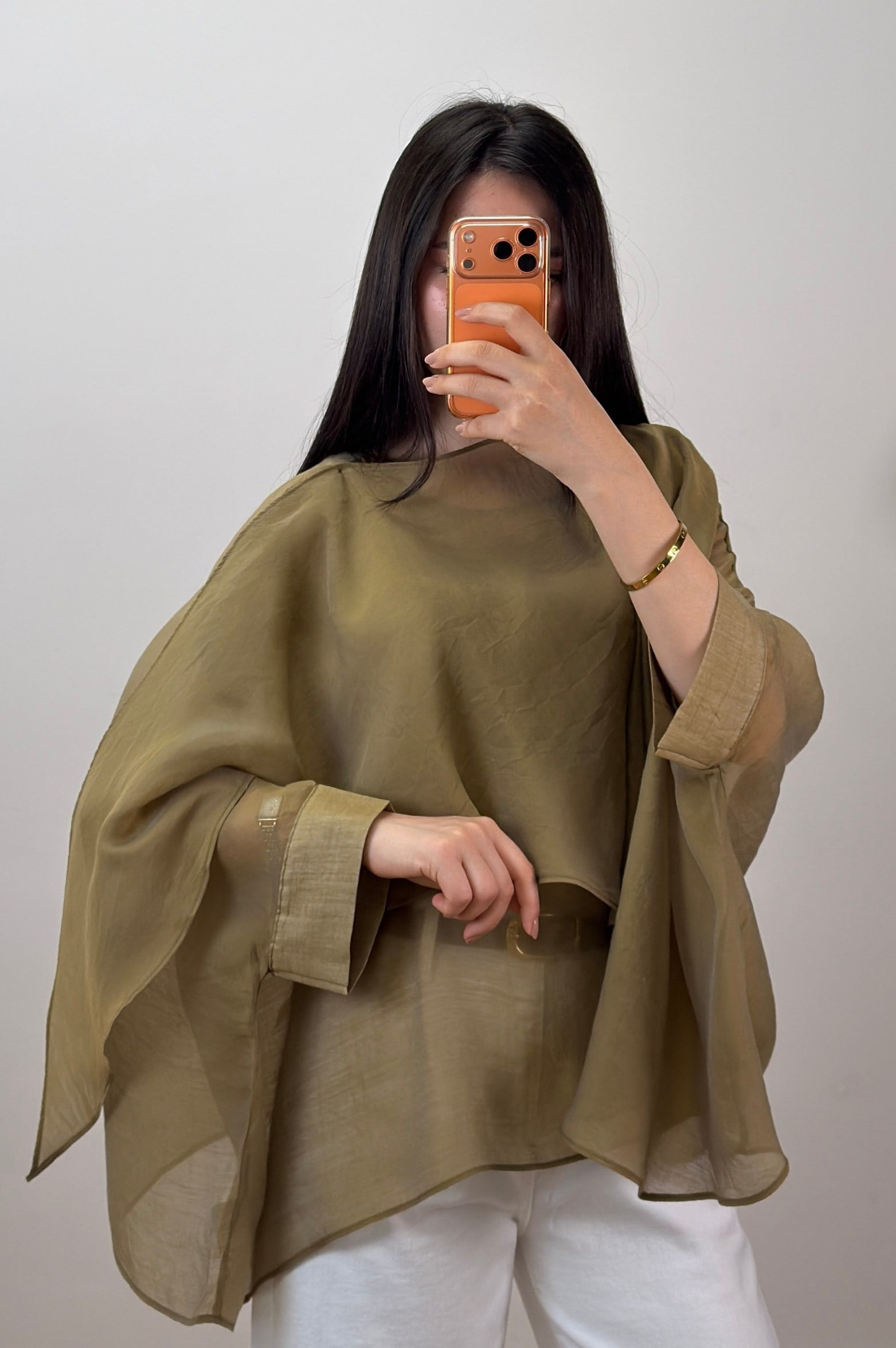 Pelerin Bluz Olive  