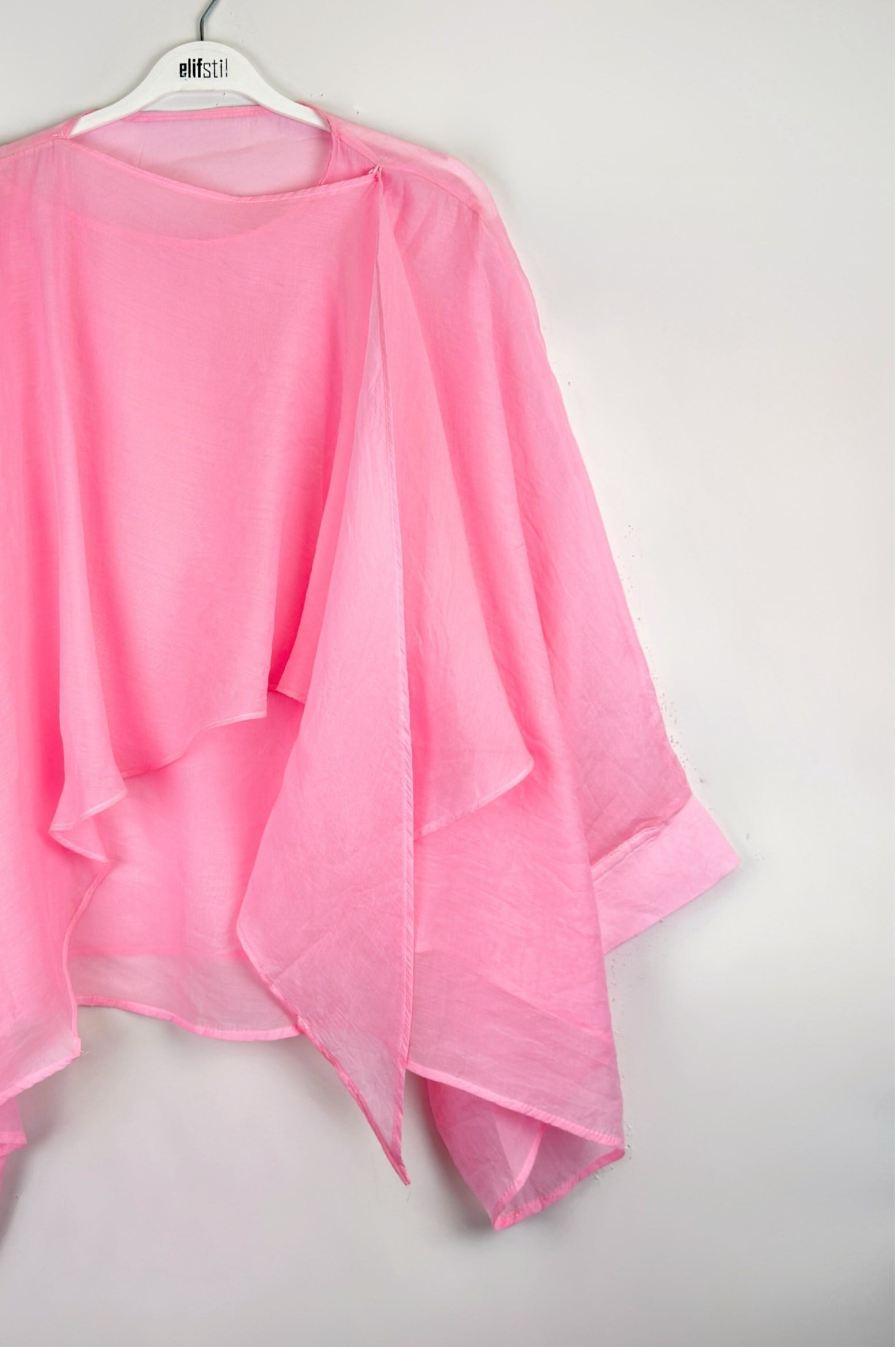 Pelerin Bluz Pembe 
