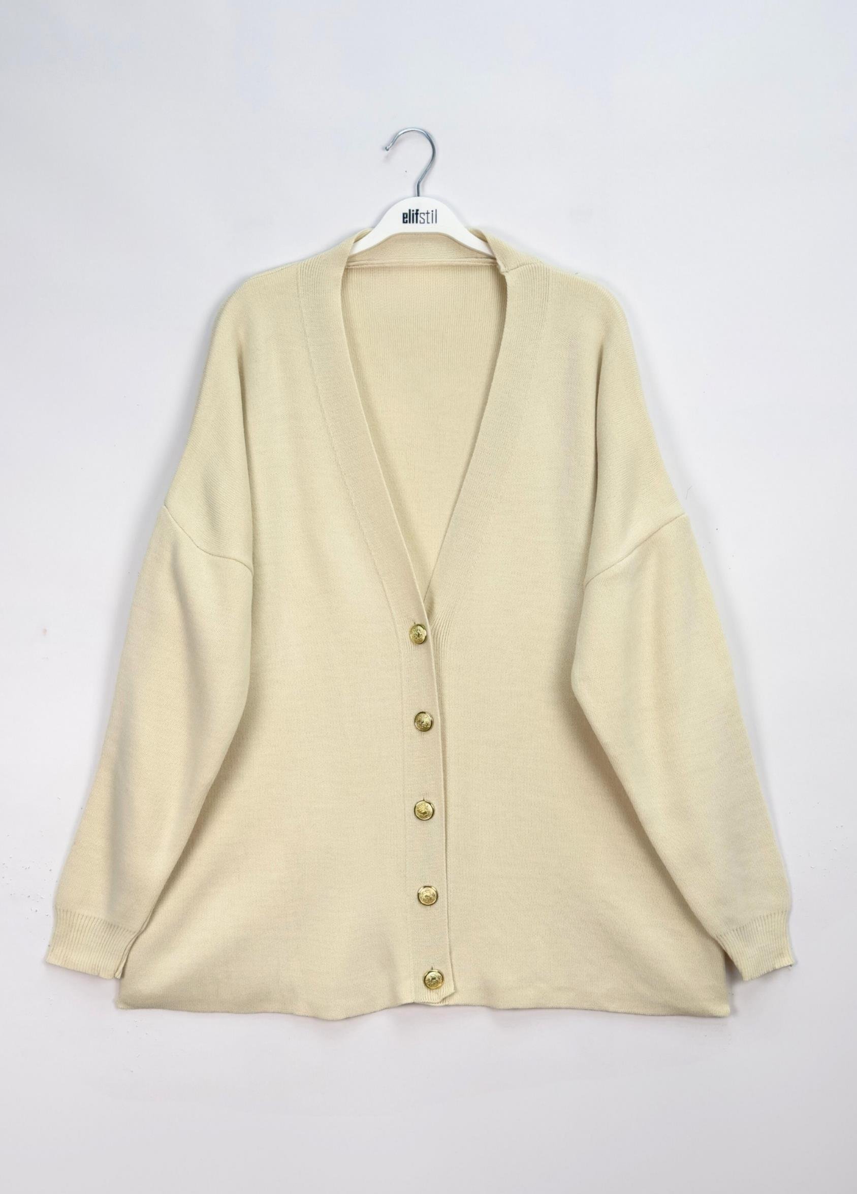 Pera Basic Hırka Bej