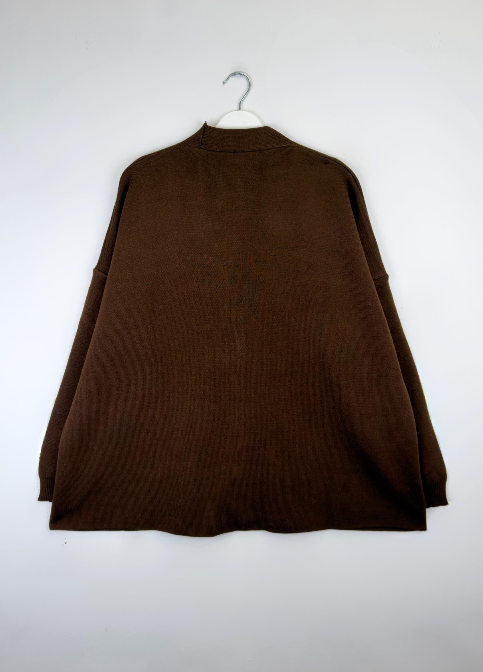 Pera Basic Hırka kahve 