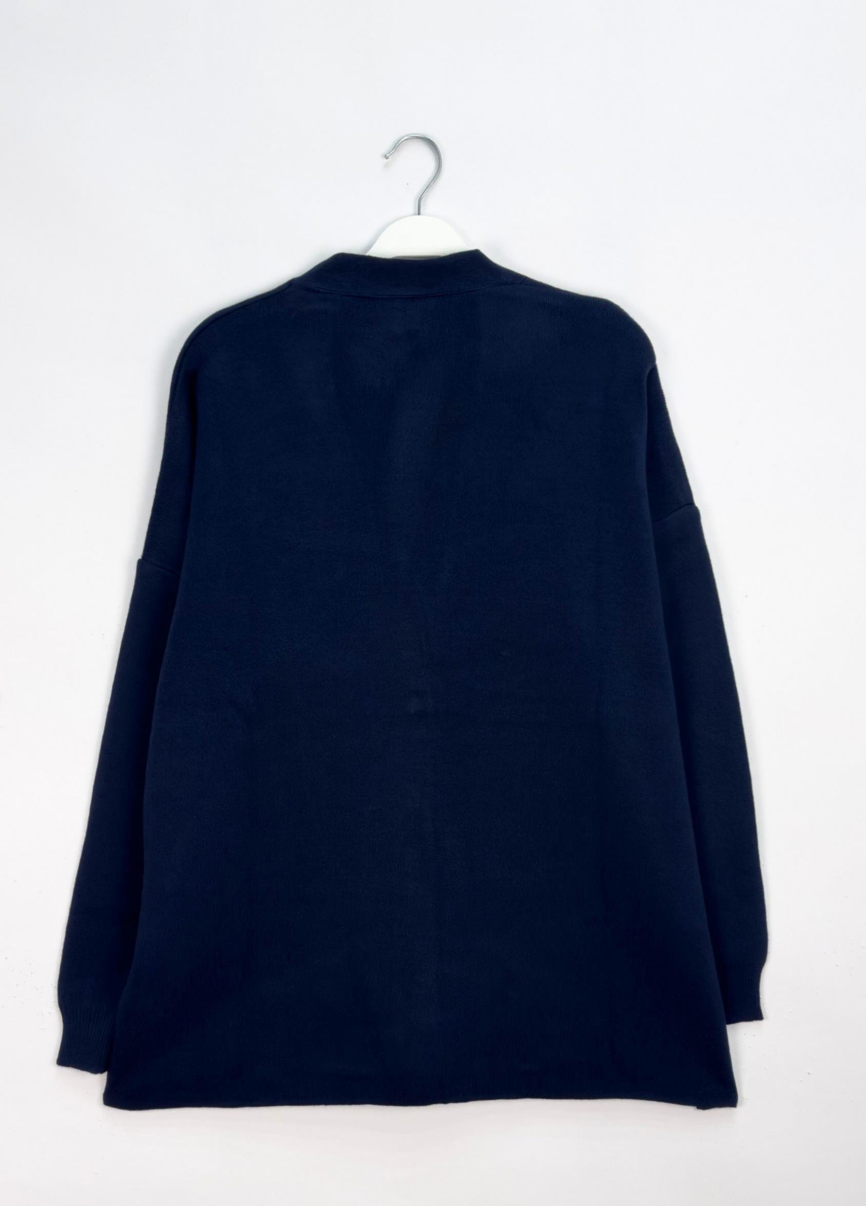 Pera Basic Hırka Lacivert