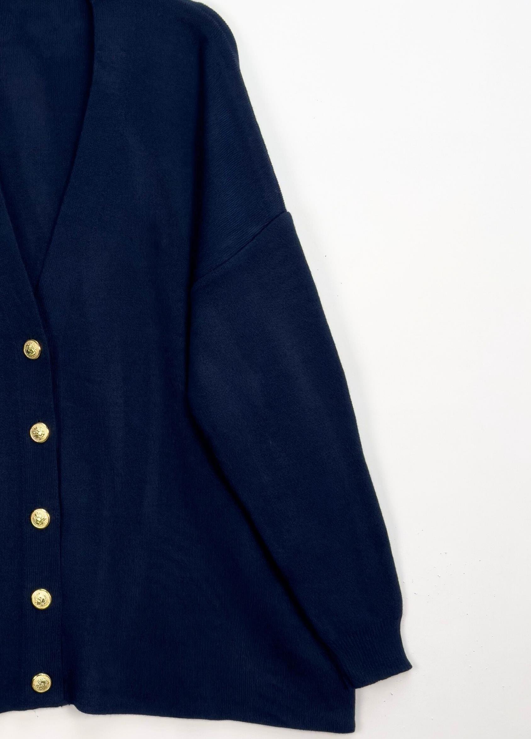 Pera Basic Hırka Lacivert