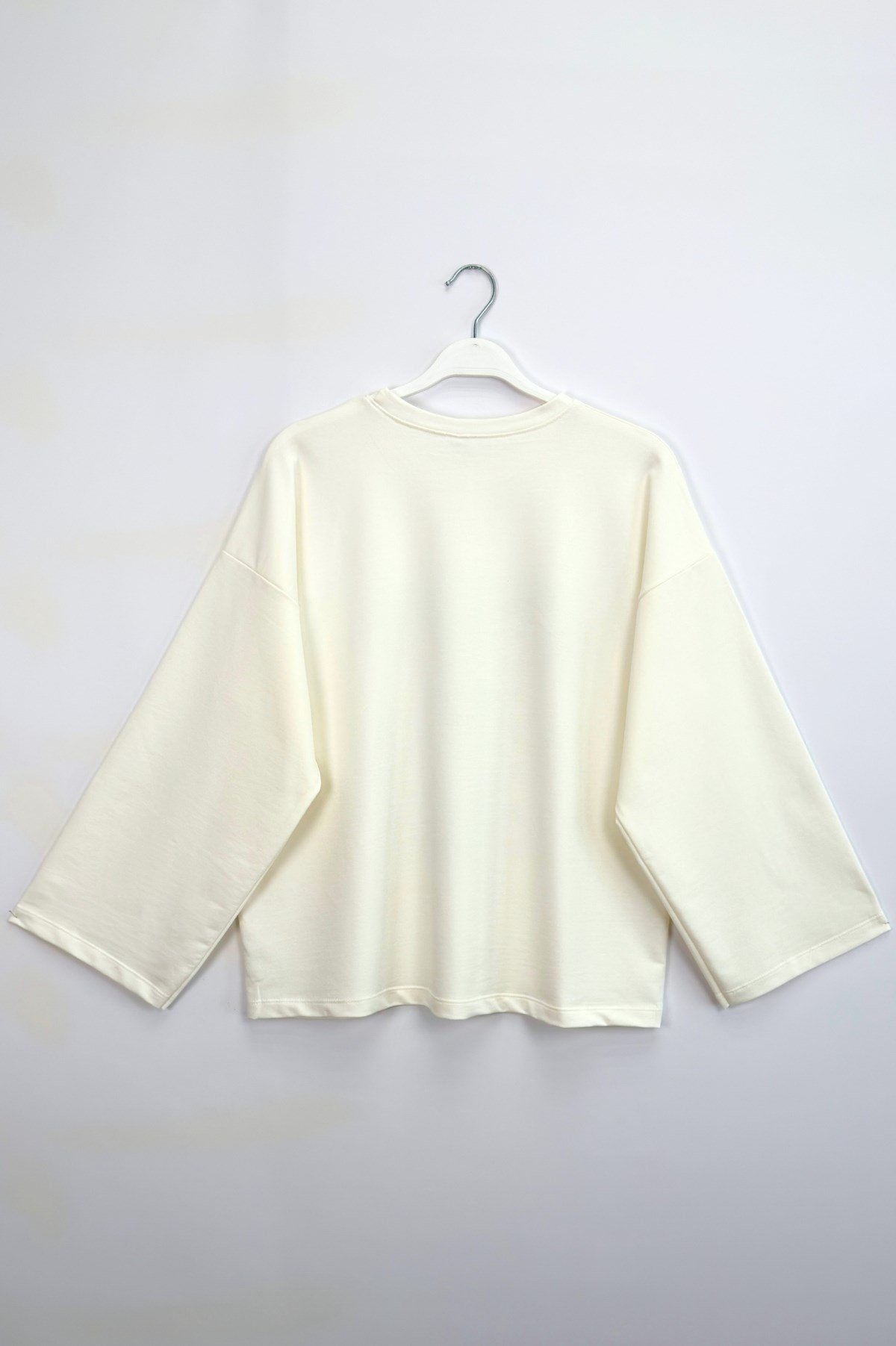 Raspberry Baskılı Sweatshirt Ekru