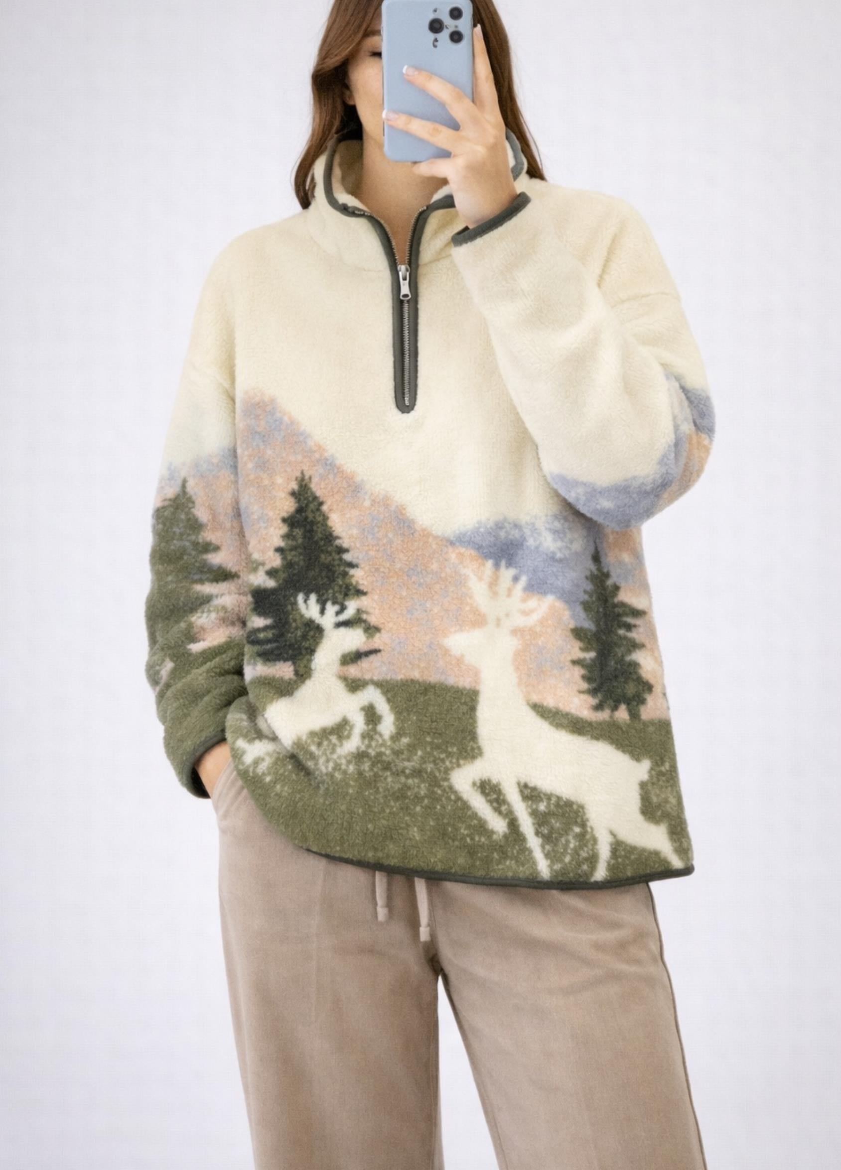 Solin Teddy Sweat Bej 