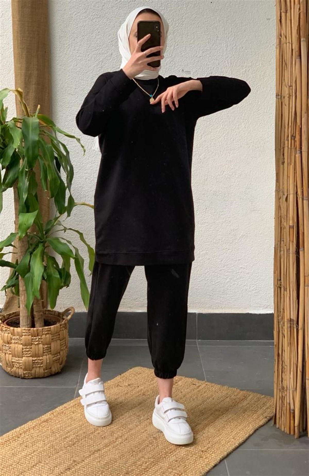 Sweat Takım Siyah