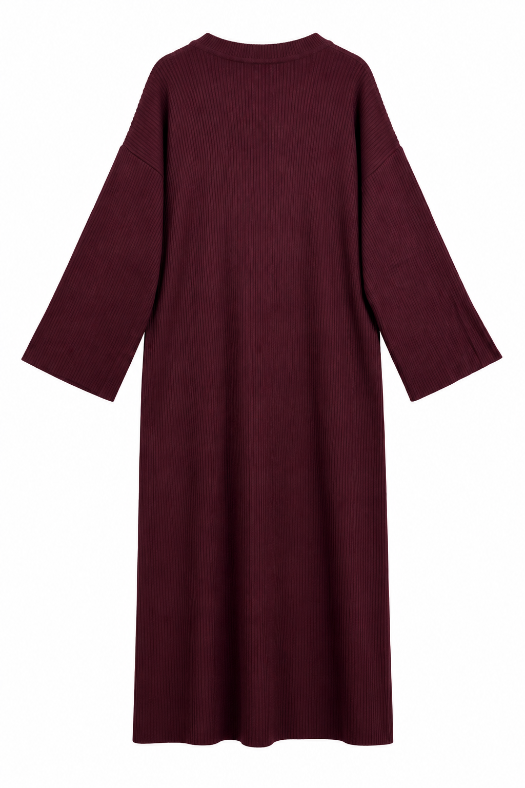 Triko Elbise Bordo 