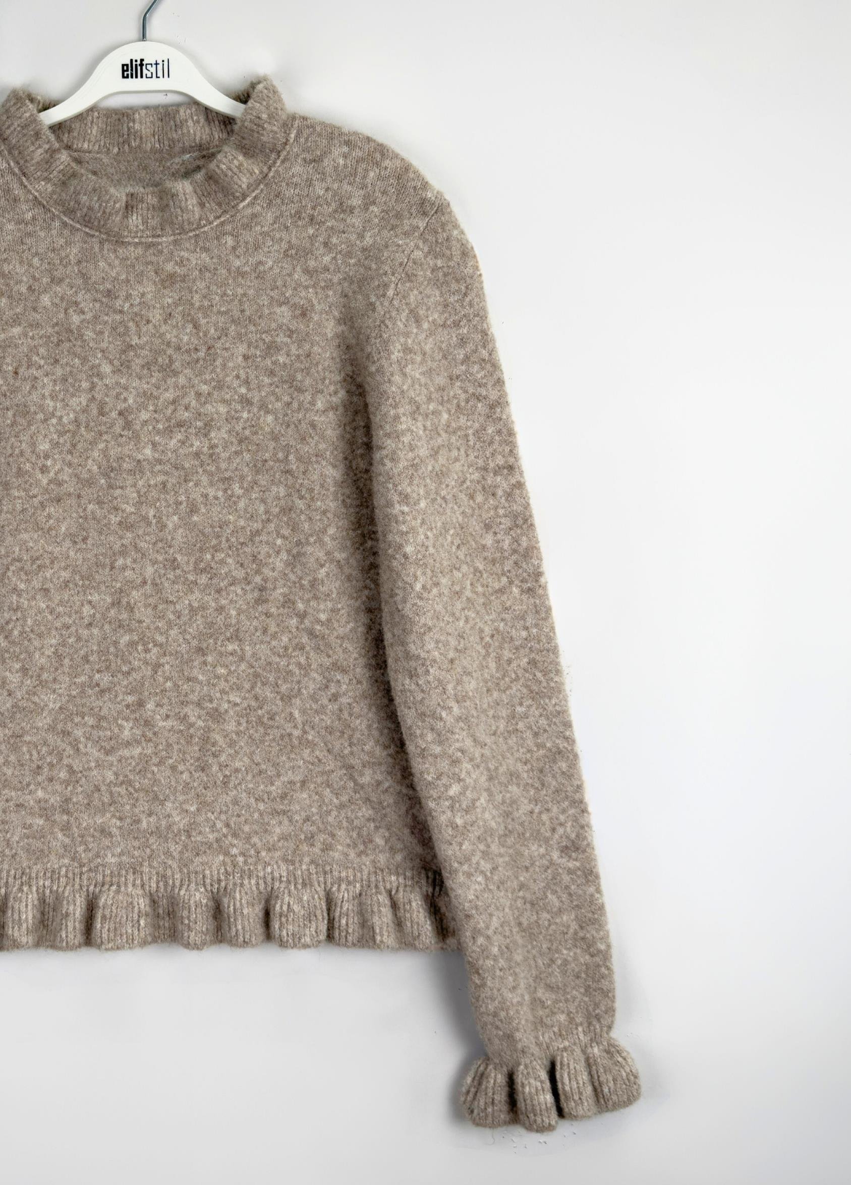 Vena Fırfırlı Kazak Vizon 