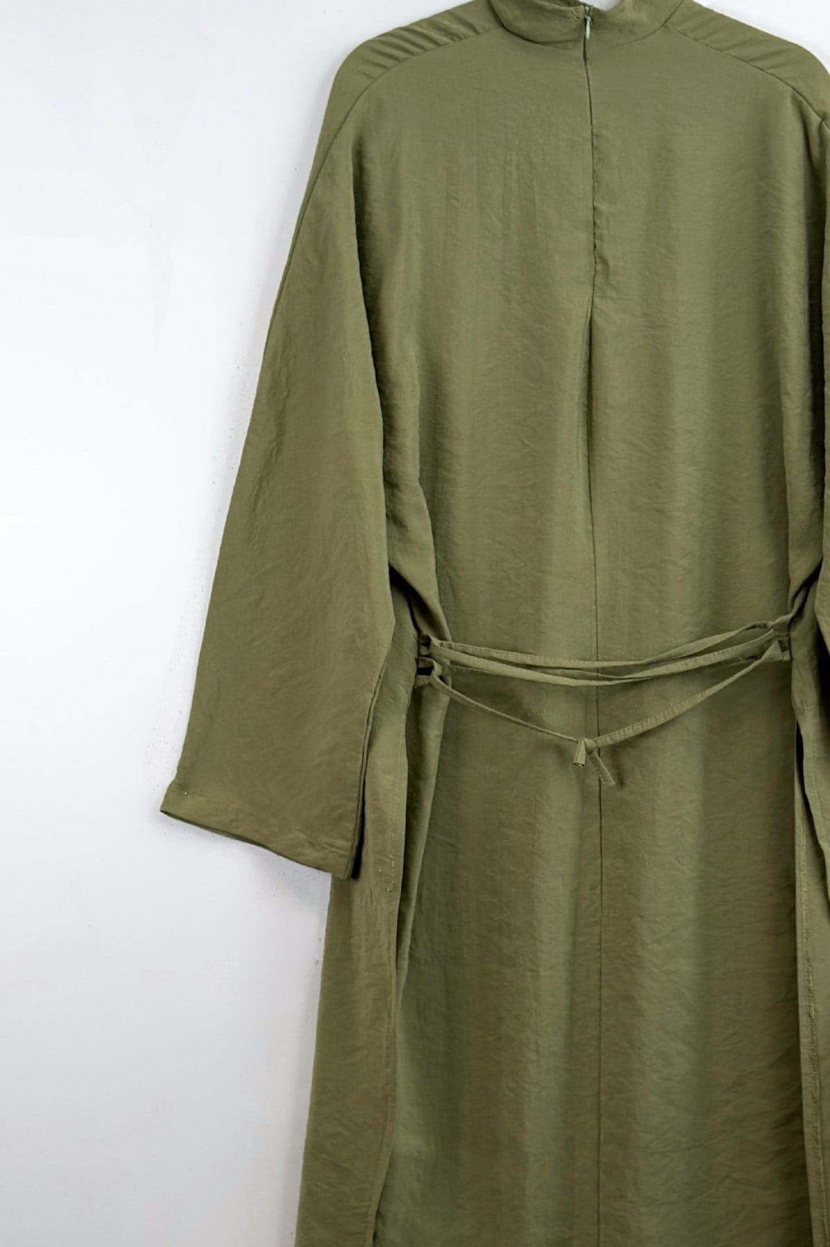Yırtmaçlı Bluz Olive
